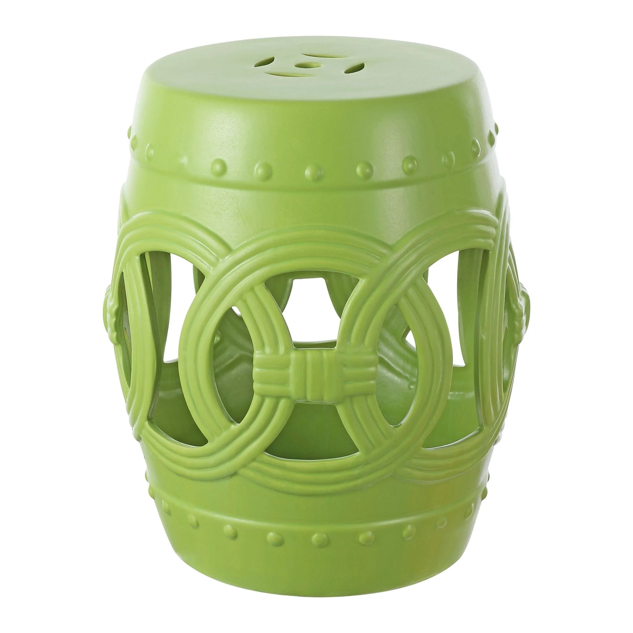 Lucky Chinese Ceramic Drum Garden Stool