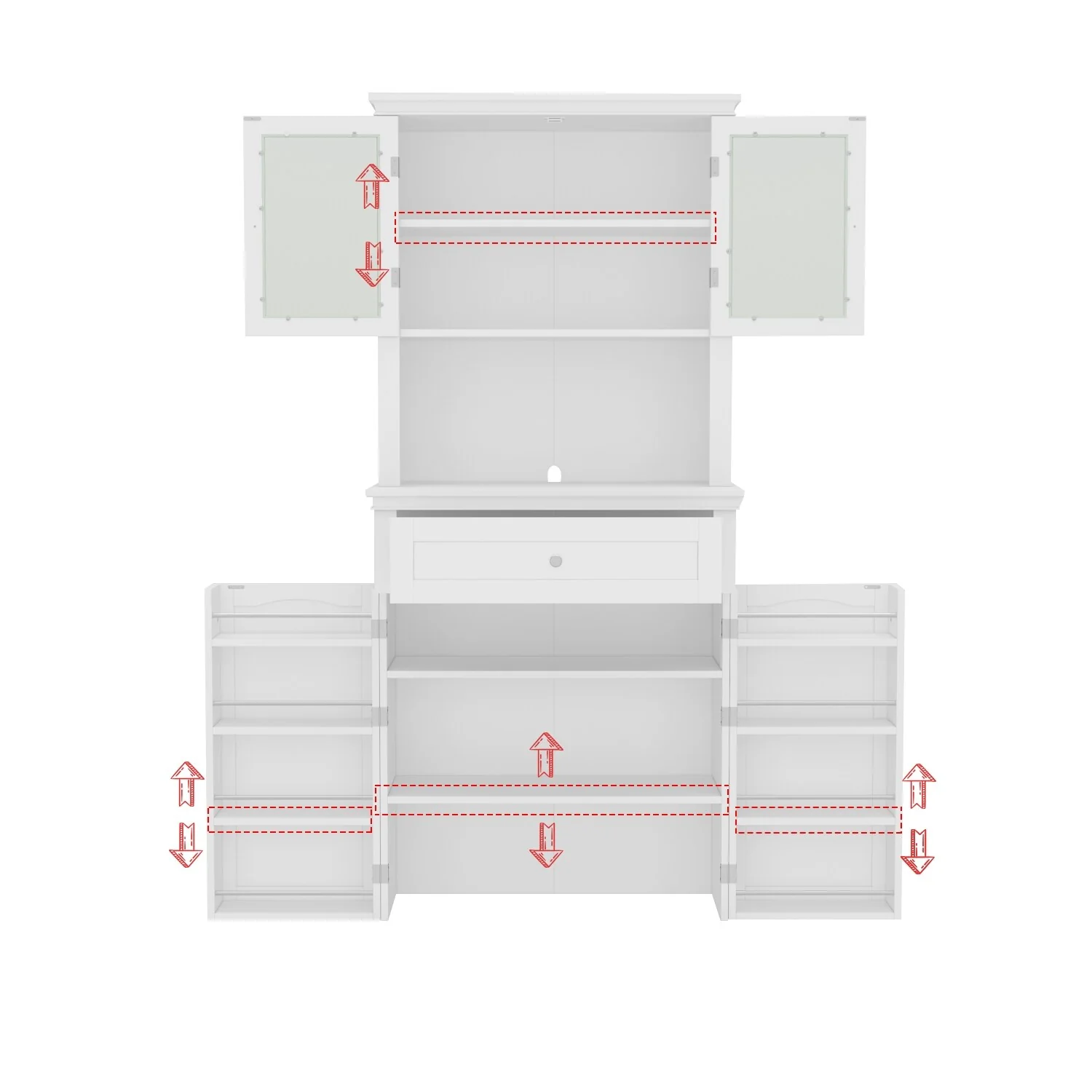 Freestanding Kitchen Pantry, Kitchen Cupboard Storage Cabinets