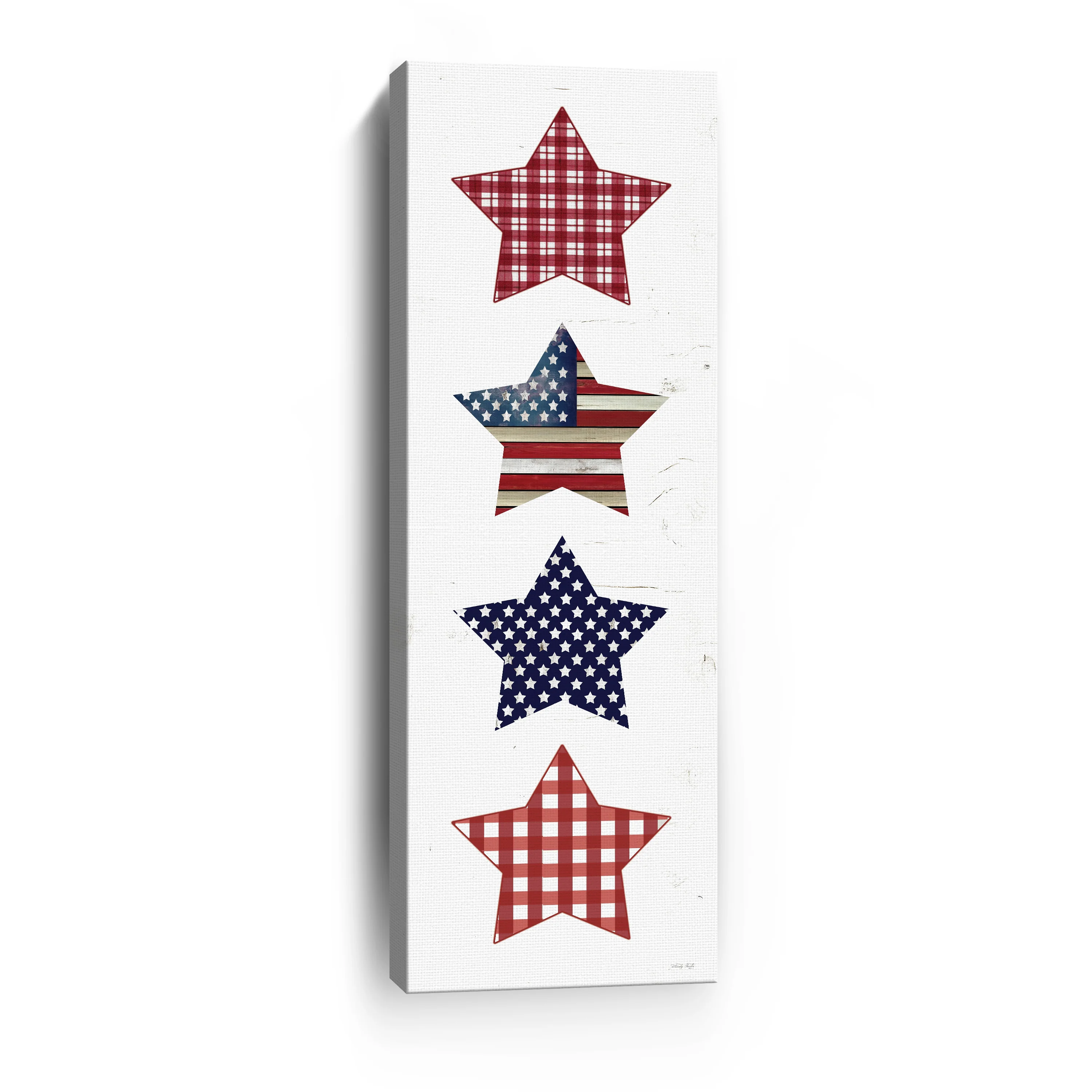 Patriotic Stars Canvas Giclee