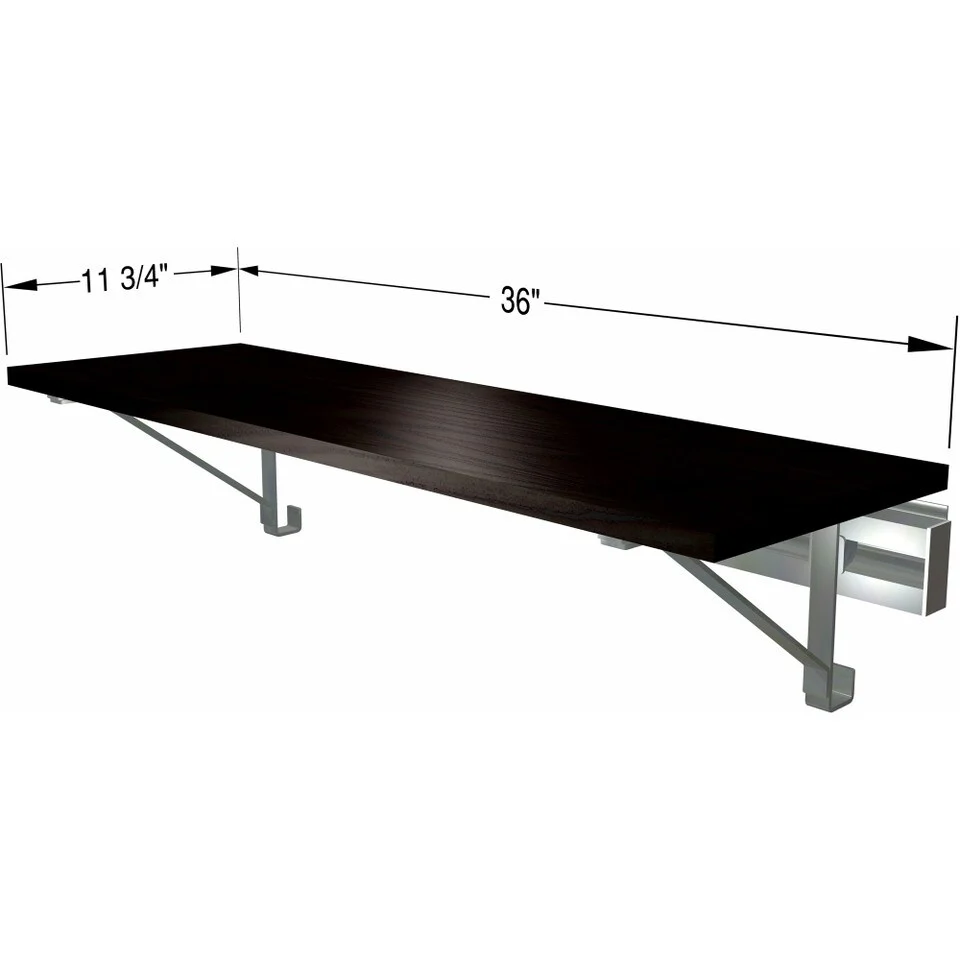 arrange a SPACE RCSS12 Single Wall Mounted Shelf (SHELF ONLY - no hang)