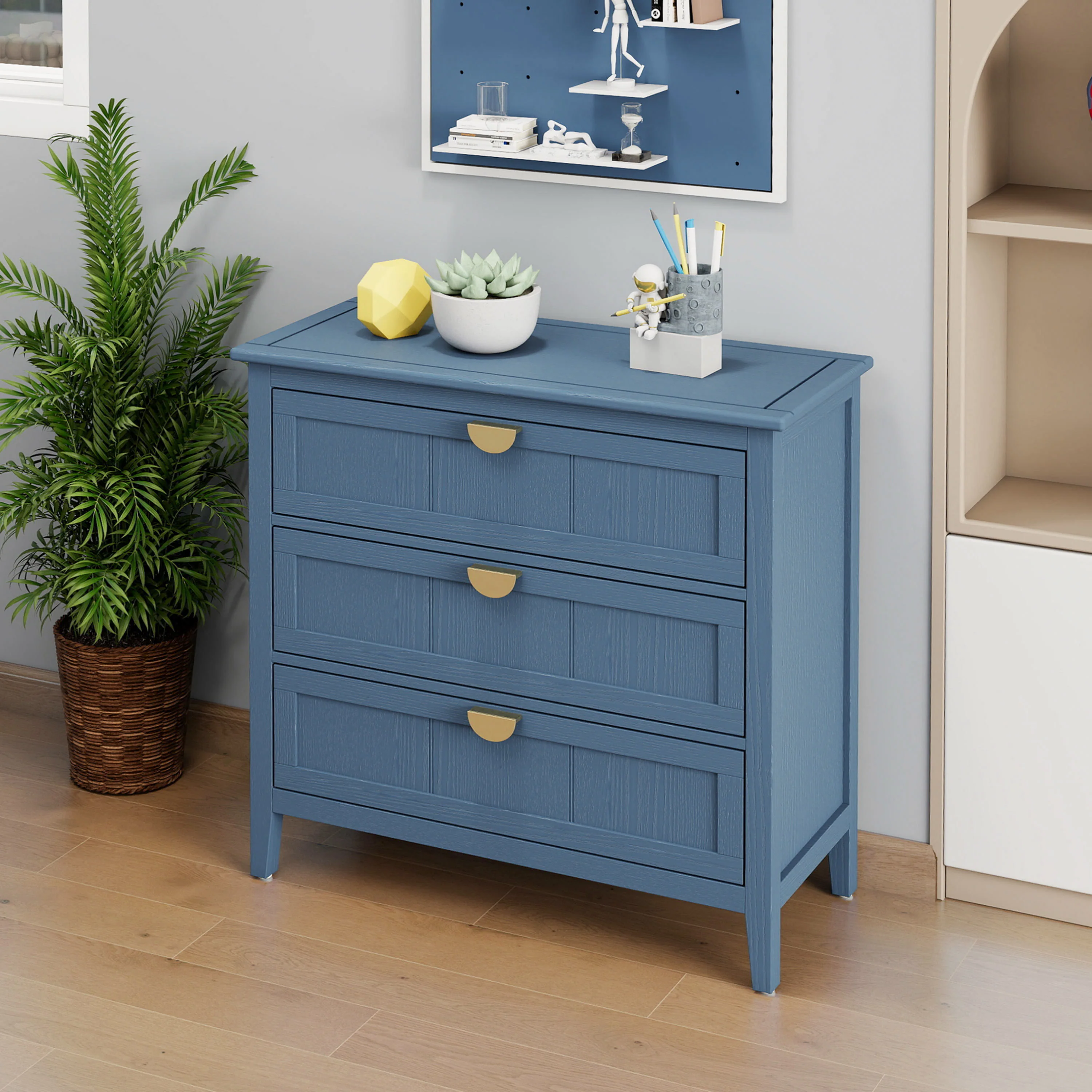 3-Drawer Chest