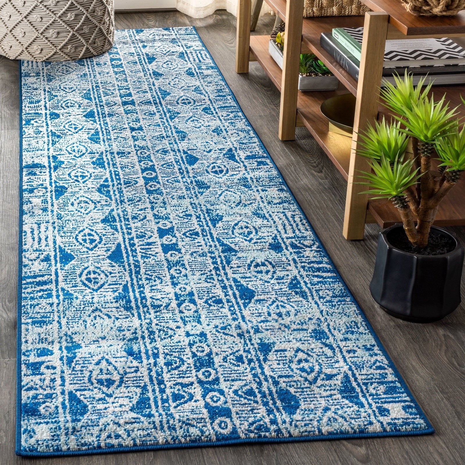 Modern Persian Boho Vintage Tribal Area Rug