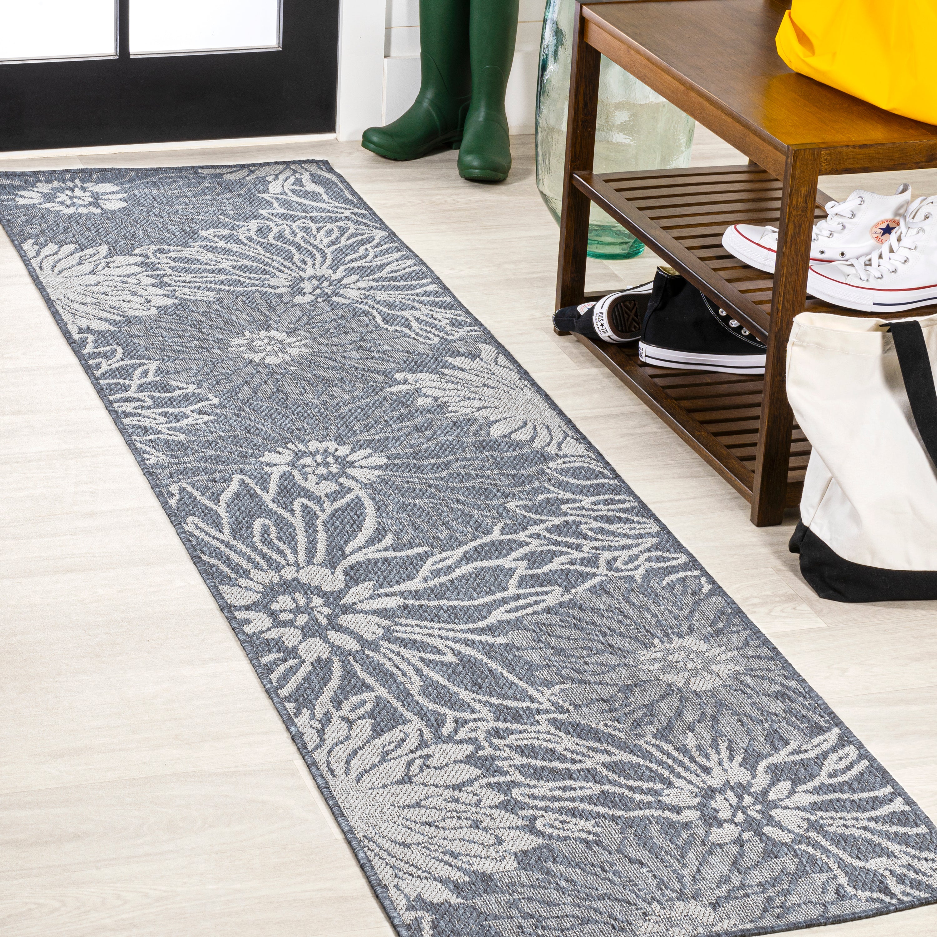 Bahamas Modern All-Over Floral Indoor/Outdoor Area Rug