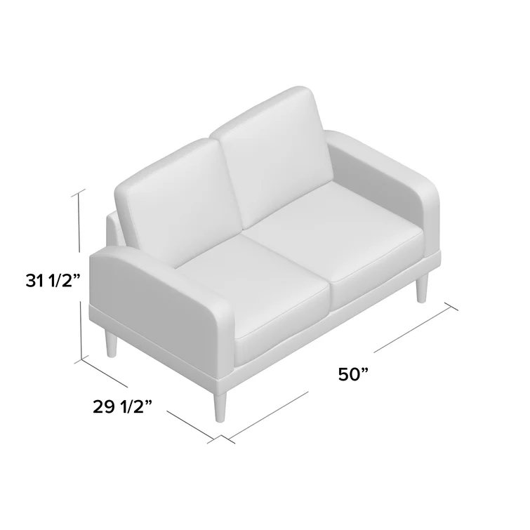 Coffield 50'' Upholstered Loveseat