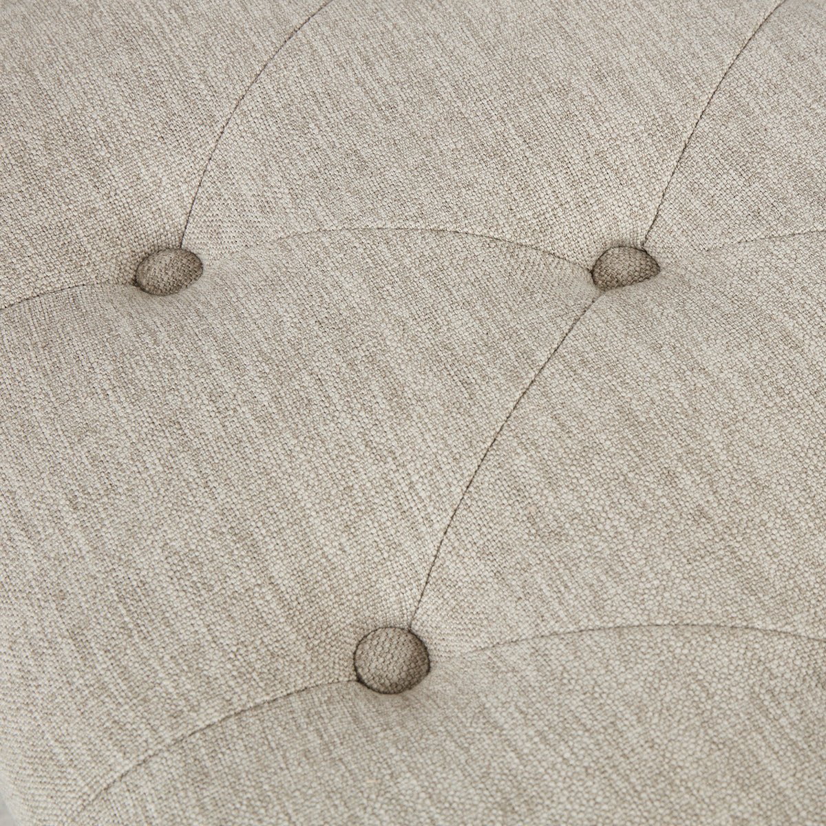 Accent Bench with Cane Frame and Tufting Detailing