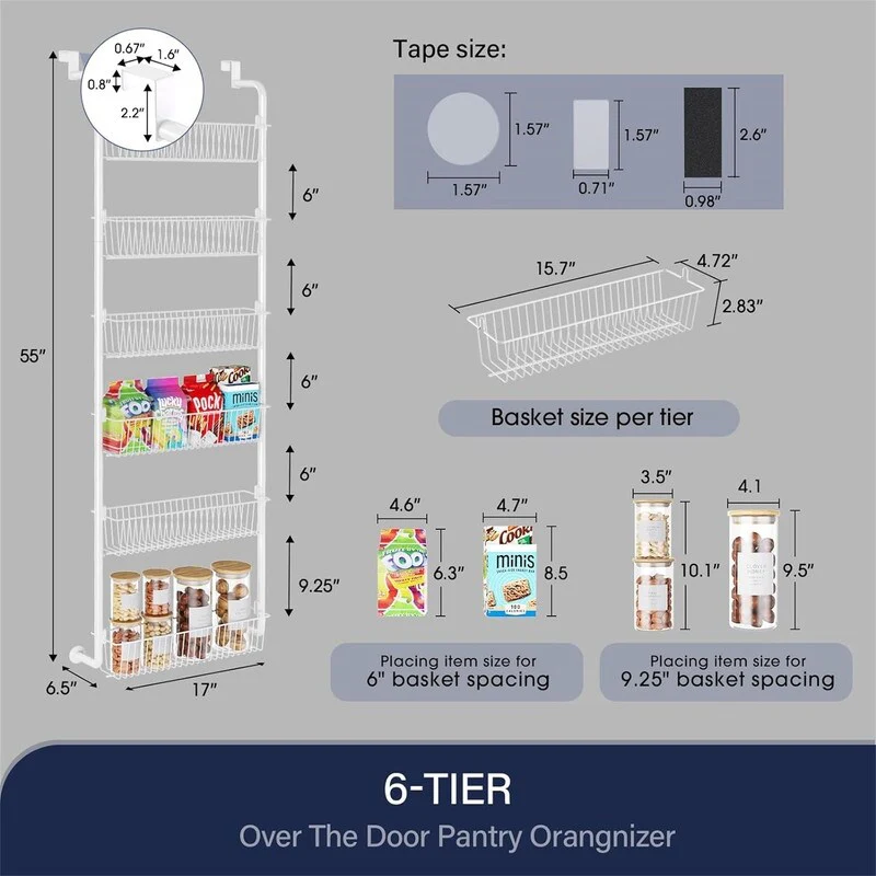 8-Tier Pantry Organization and Storage