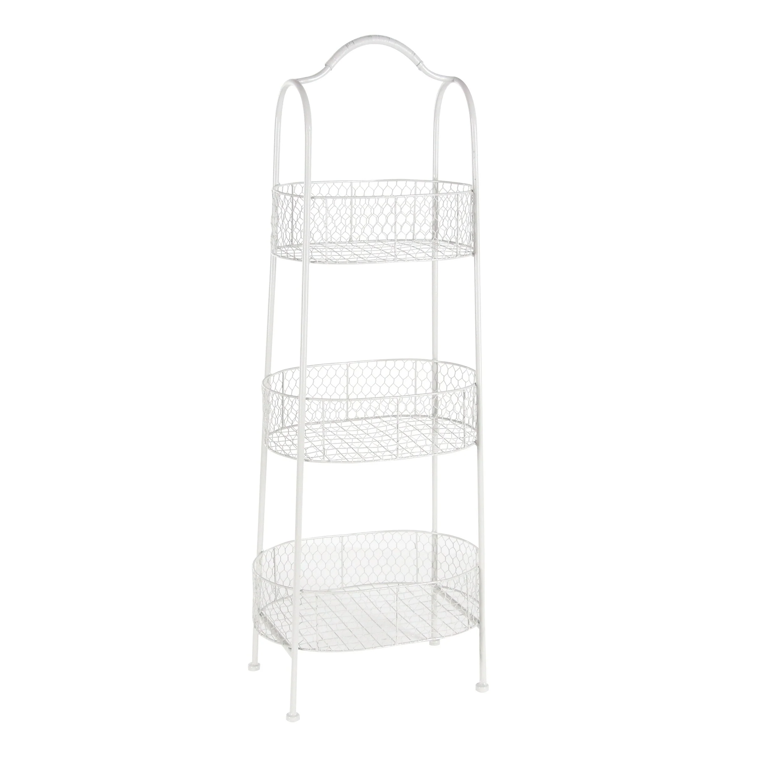 Iron Farmhouse Storage Cart 41 x 15 x 10 - 15 x 10 x 41