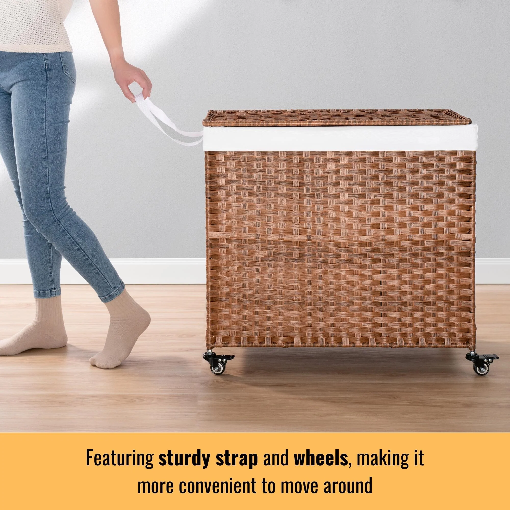 GDFStudio - Ethan Monroe Laundry Hamper Set - Versatile and Stylish Storage Solution