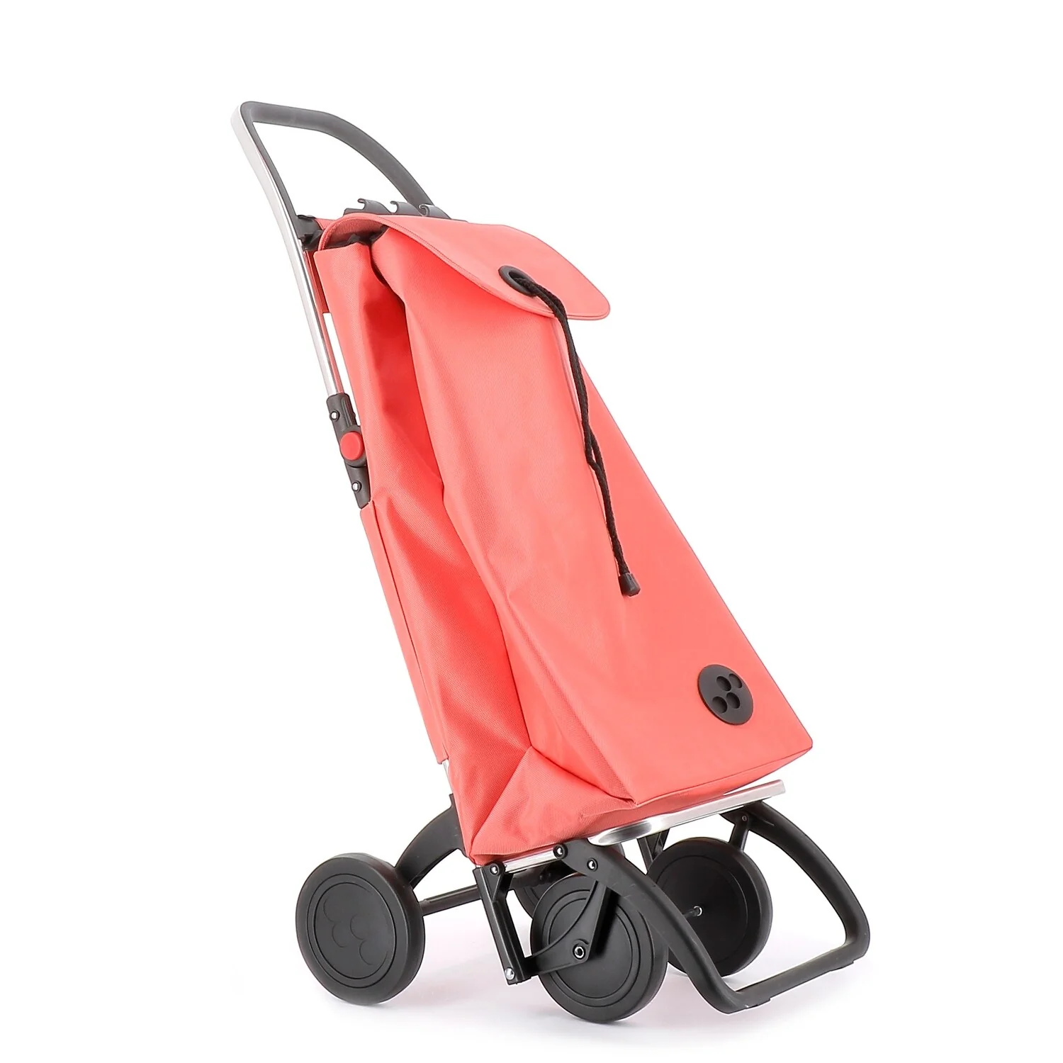 Rolser I-Max MF 4 Wheel Foldable Shopping Trolley - 15.35 in. W x 41.34 in. H x 12.6 in. D