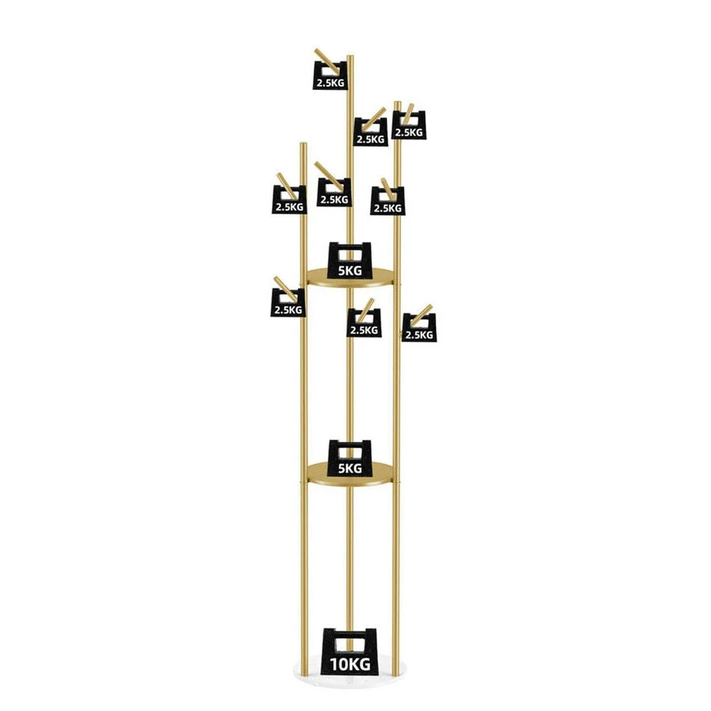 Heavy Duty Marble Coat Rack Stand Tall Clothes Rail Hanger