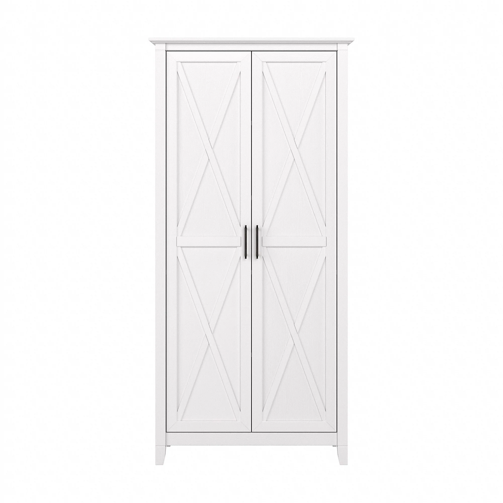 Key West Tall Kitchen Pantry Cabinet with Doors by Bush Furniture