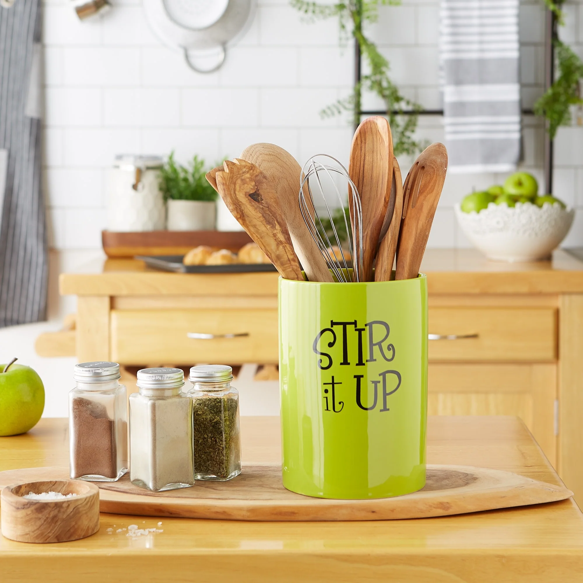 DII Stir It Up Ceramic Utensil Holder