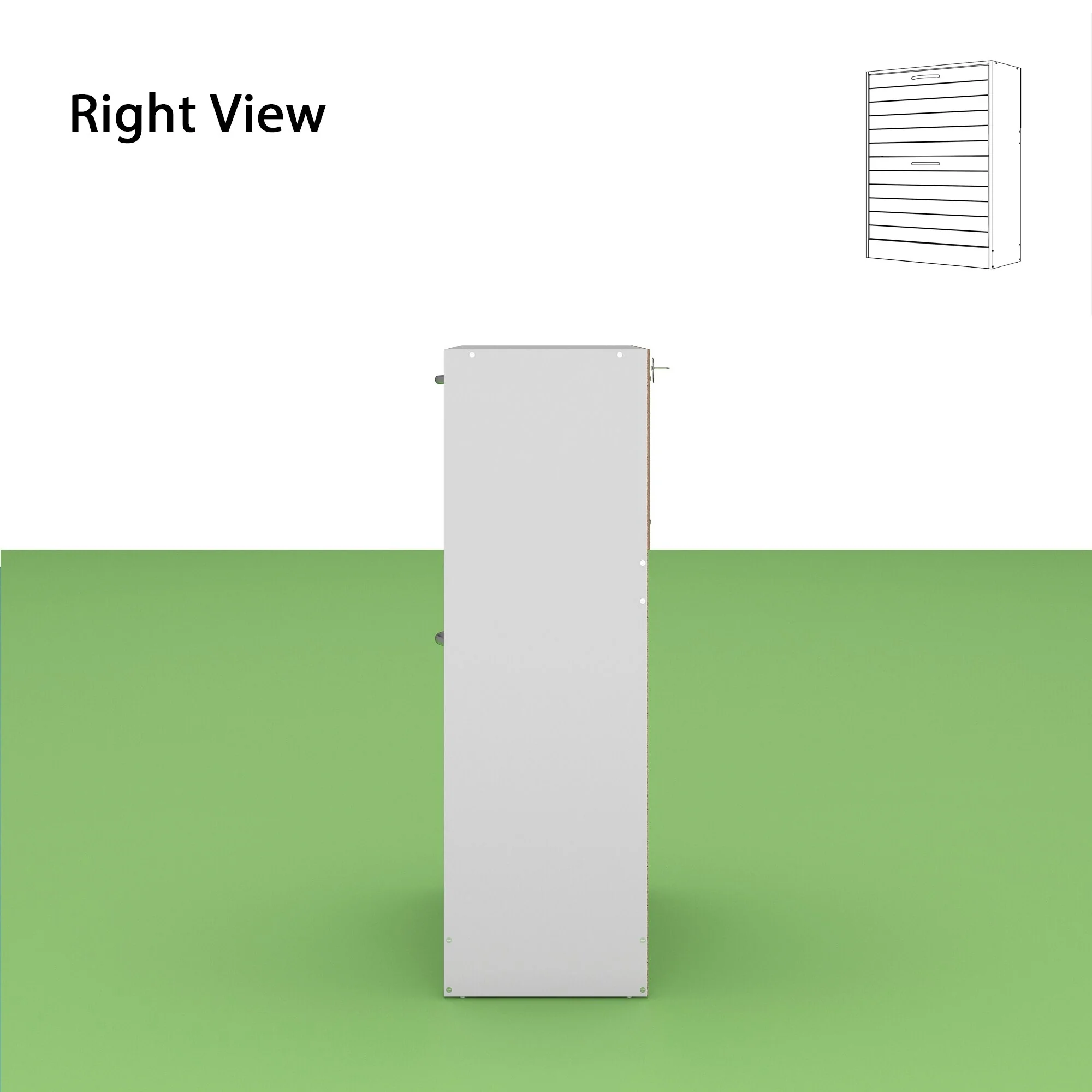 FUFU&GAGA 2 Tiers Shoe Rack Cabinet Shoe Cabinet Space-Saving