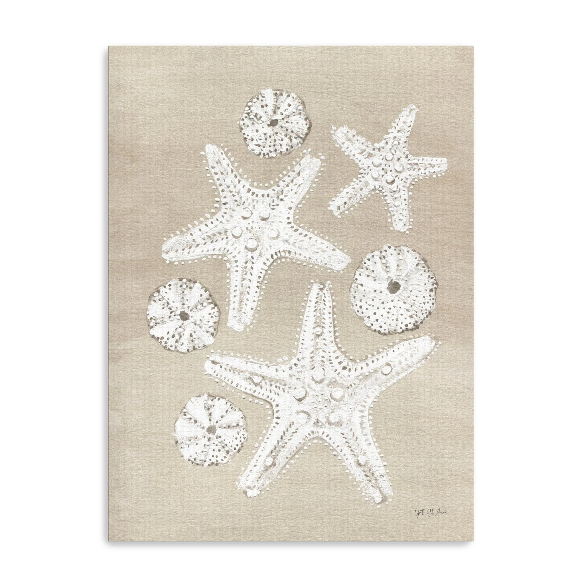 Beach I Canvas Giclee Wall Art