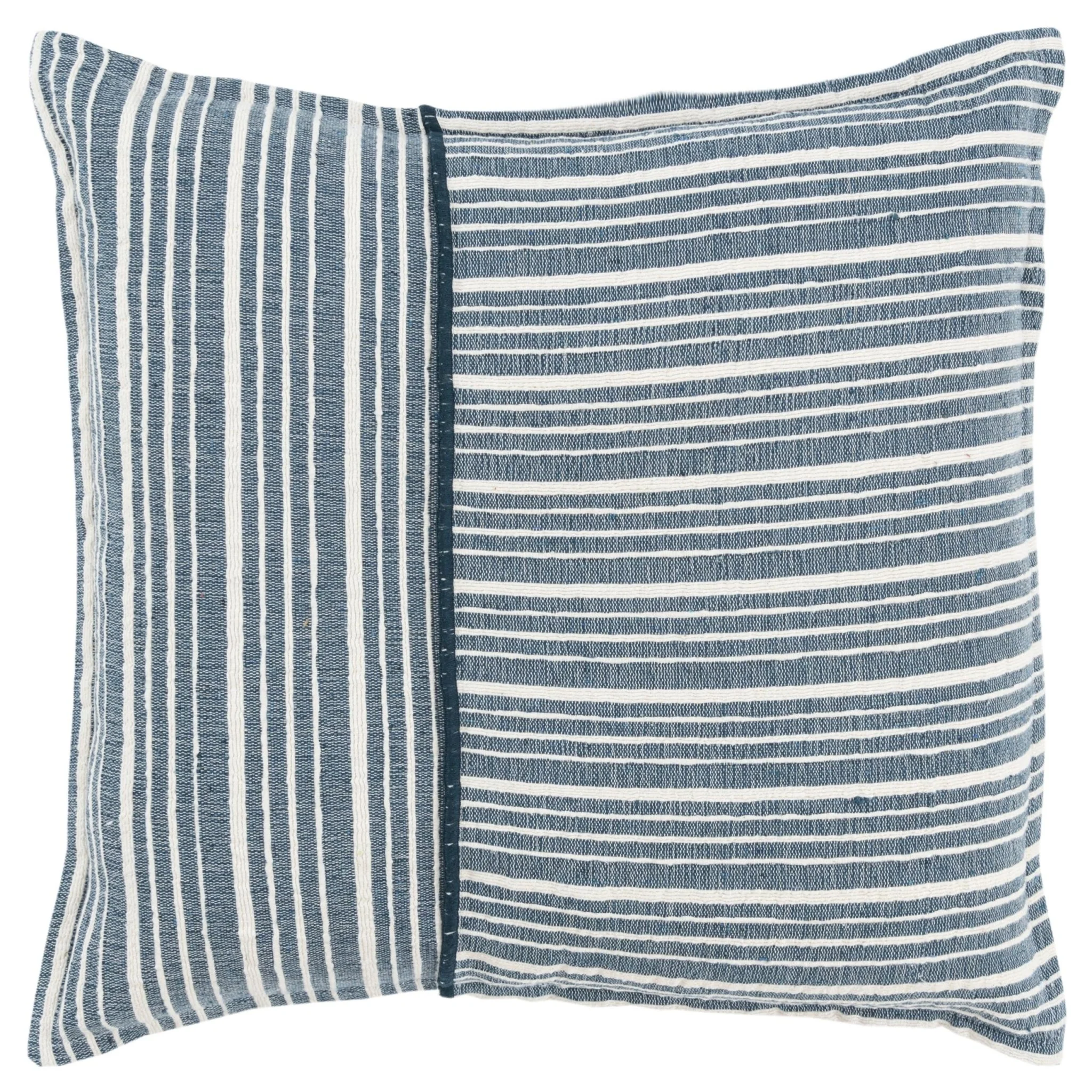 Woven 100% Cotton Stripe Pillow
