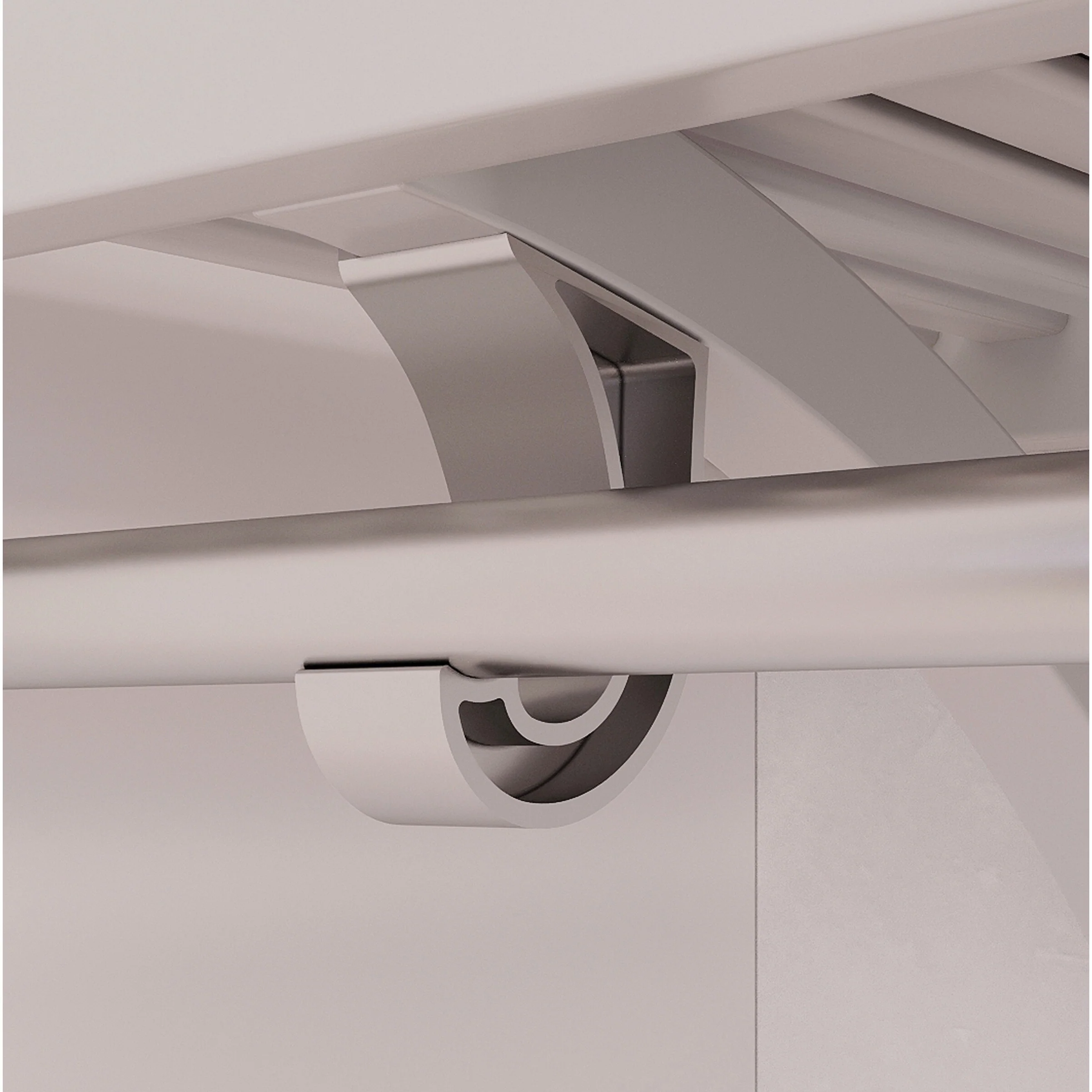 John Louis Home Solid Wood Reach-In Closet System White