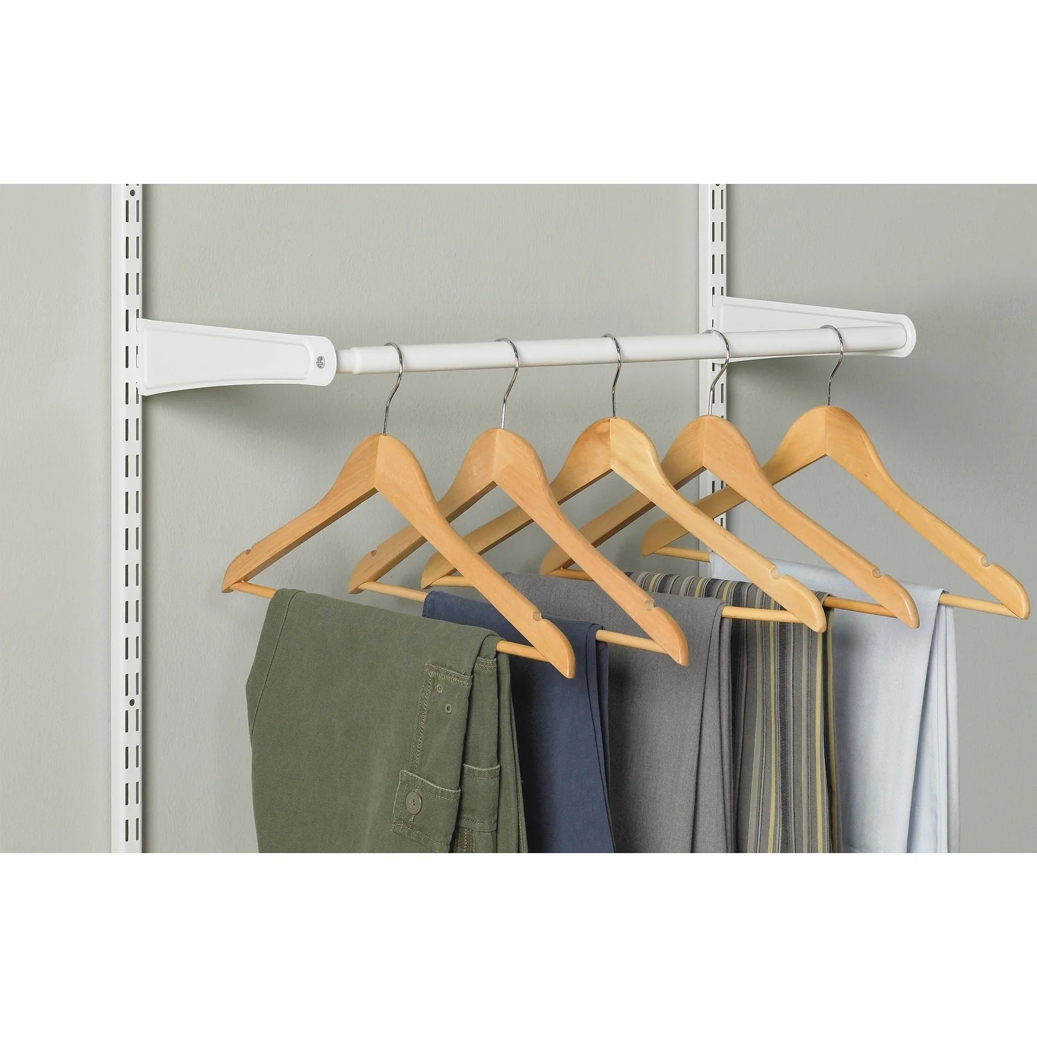 ClosetMaid ShelfTrack 24 in - 48 in Adjustable Hang Rod Kit