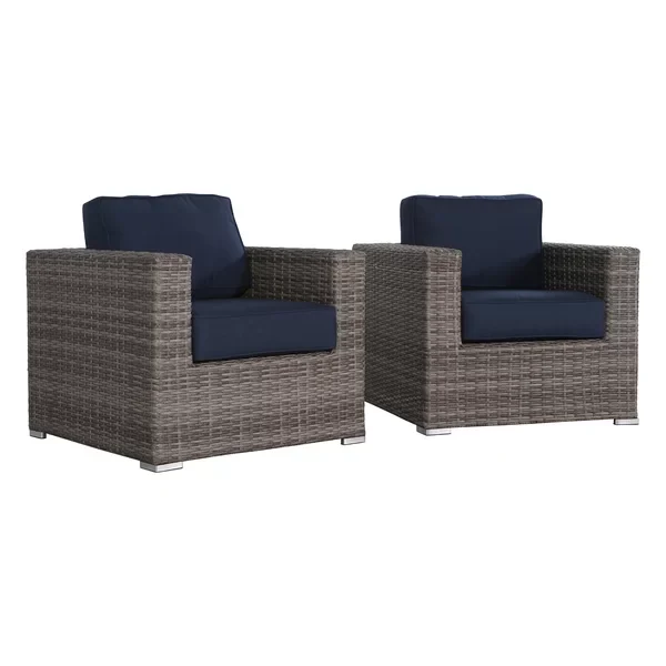 Wicker Outdoor Club Chair