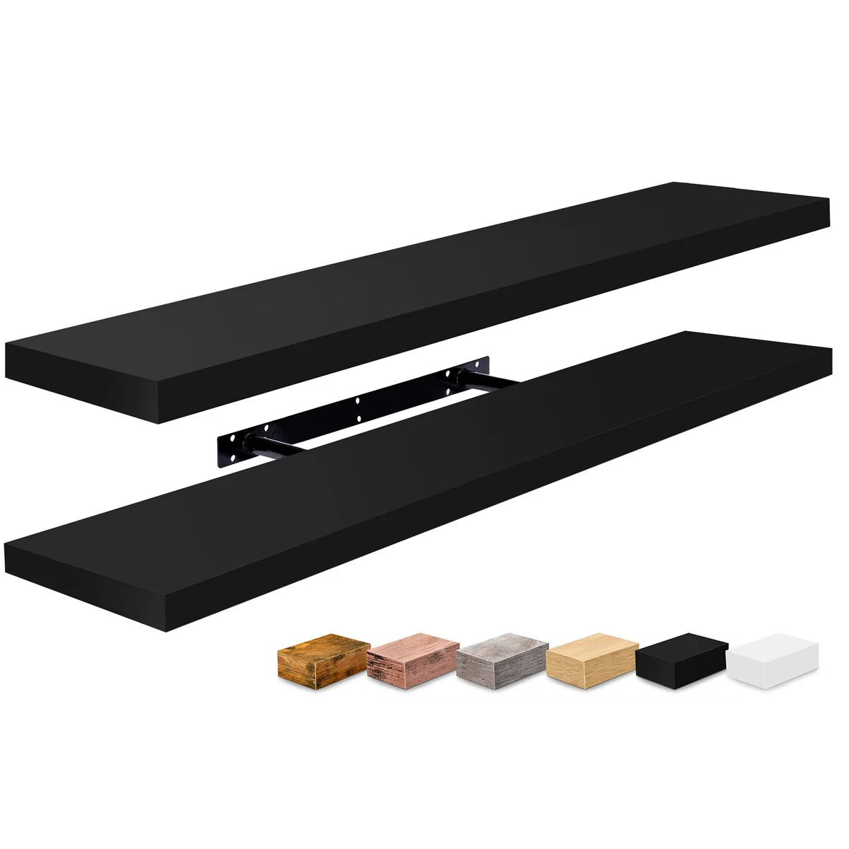 Sorbus Long Floating Shelves for Wall Set of 2 - 35