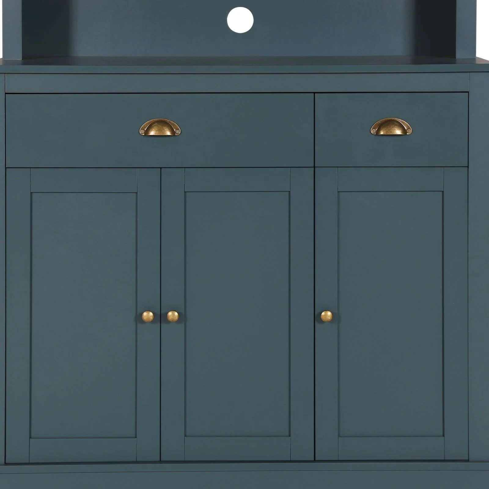 VEIKOUS Pantry Kitchen Cabinet Storage with Microwave Stand and 3 Adjustable Shelves