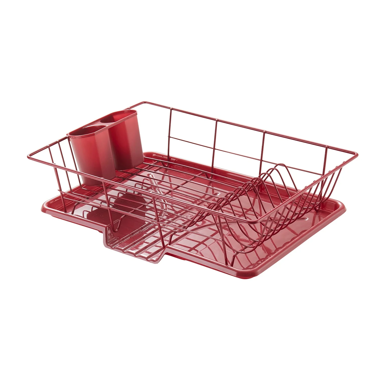 Sweet Home Collection 3-Piece Kitchen Sink Dish Drainer Set