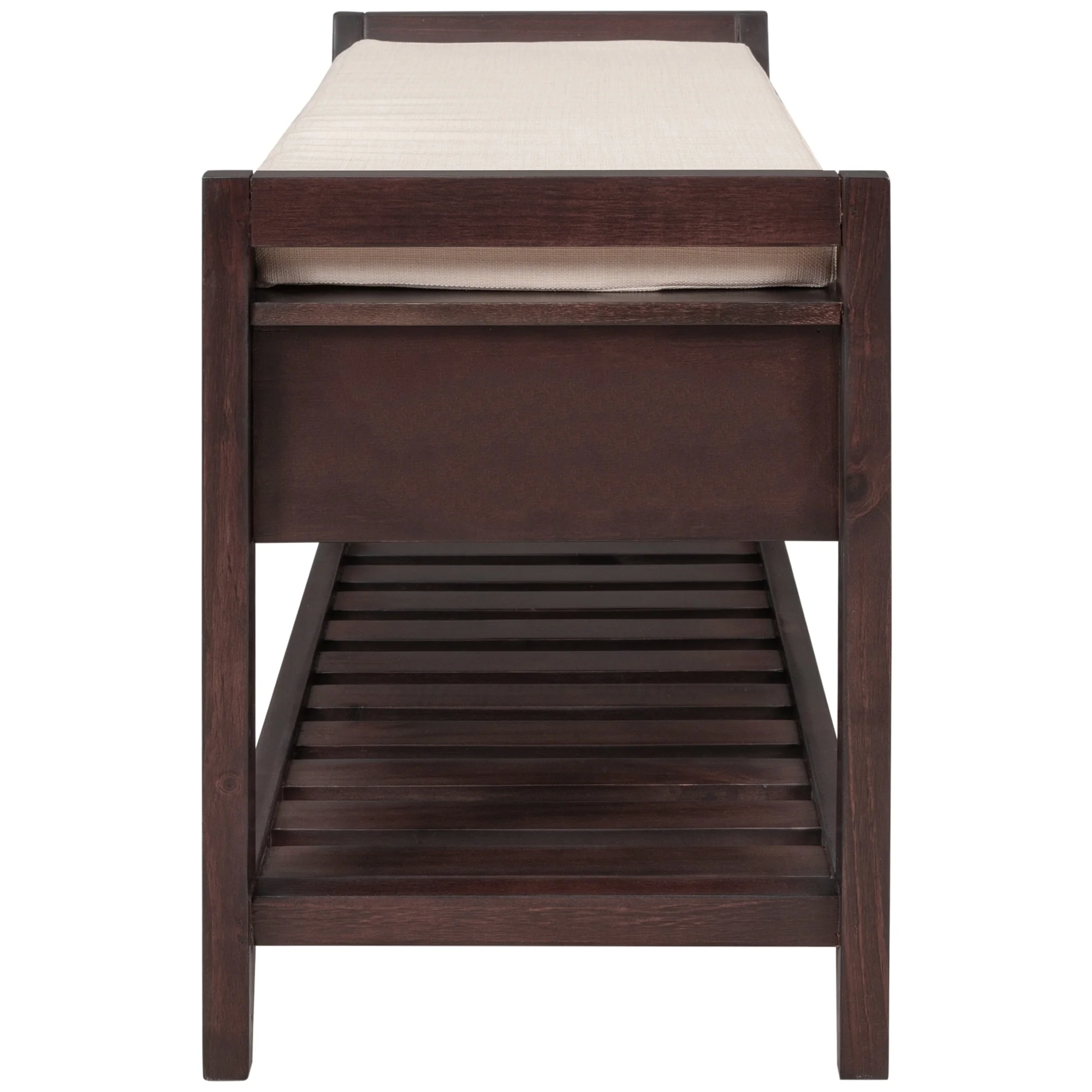 Multi-purpose Shoe Rack with Cushioned Seat and Drawers