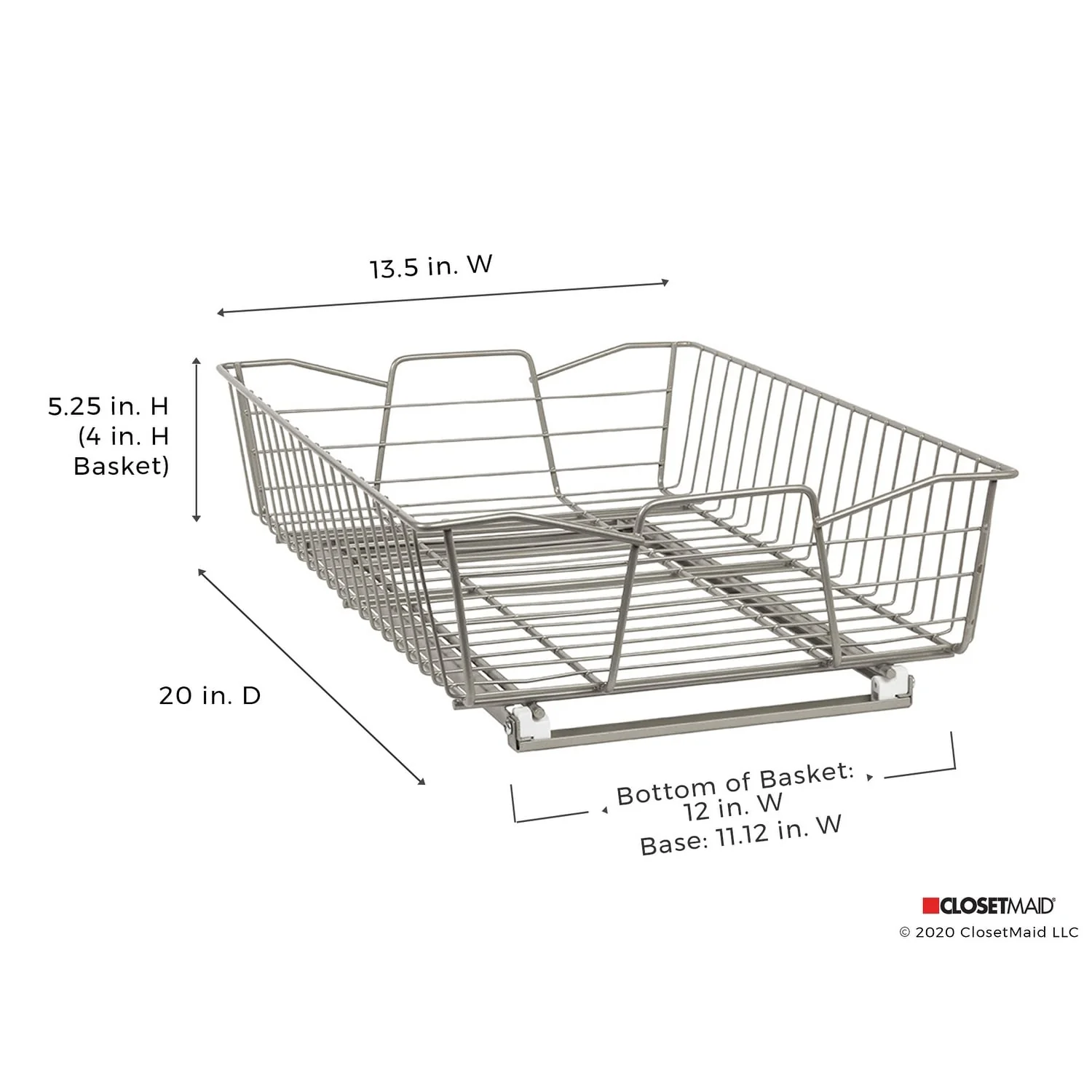 ClosetMaid Nickel-finished Steel Pull-out Cabinet Organizer