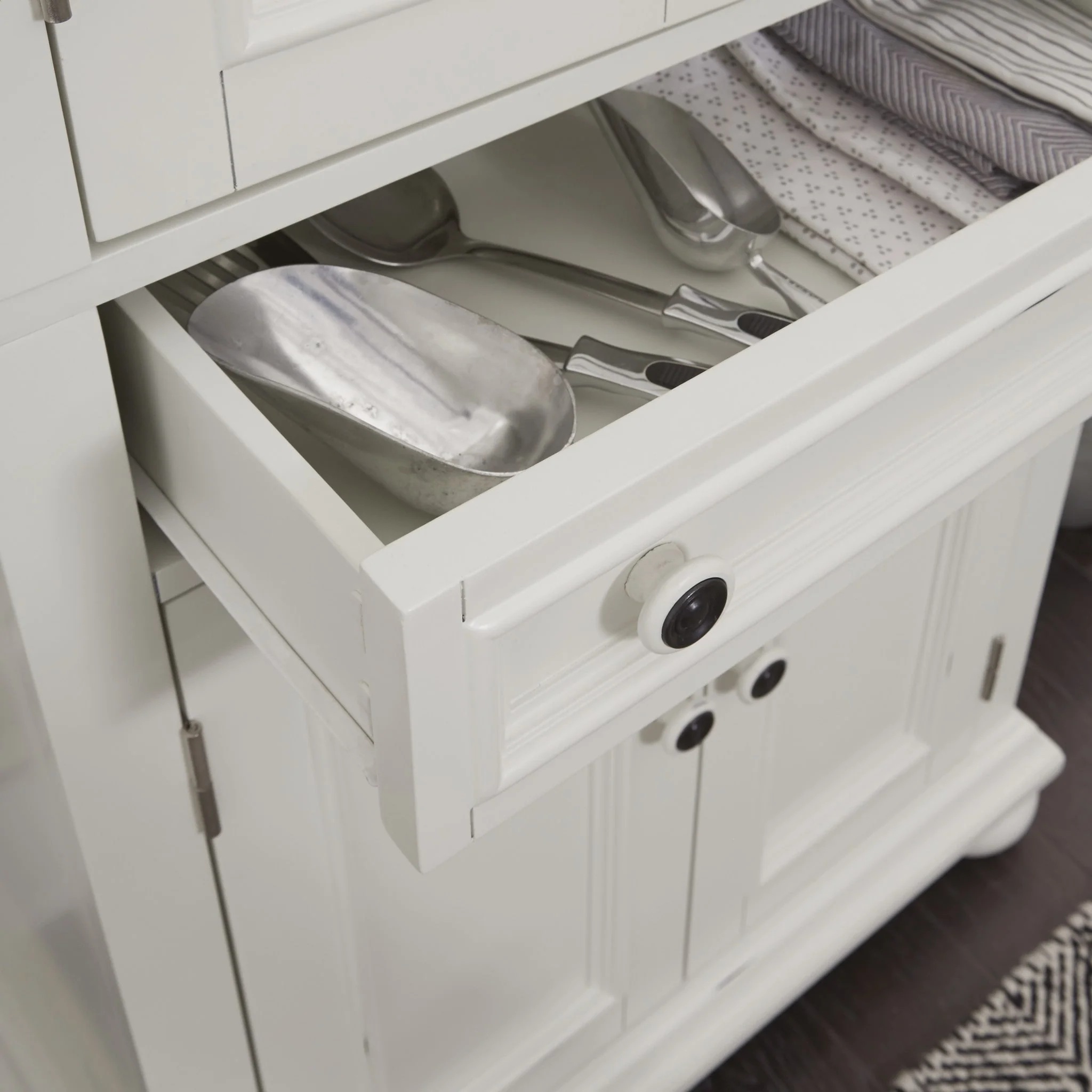 Dover Off-White Kitchen Pantry