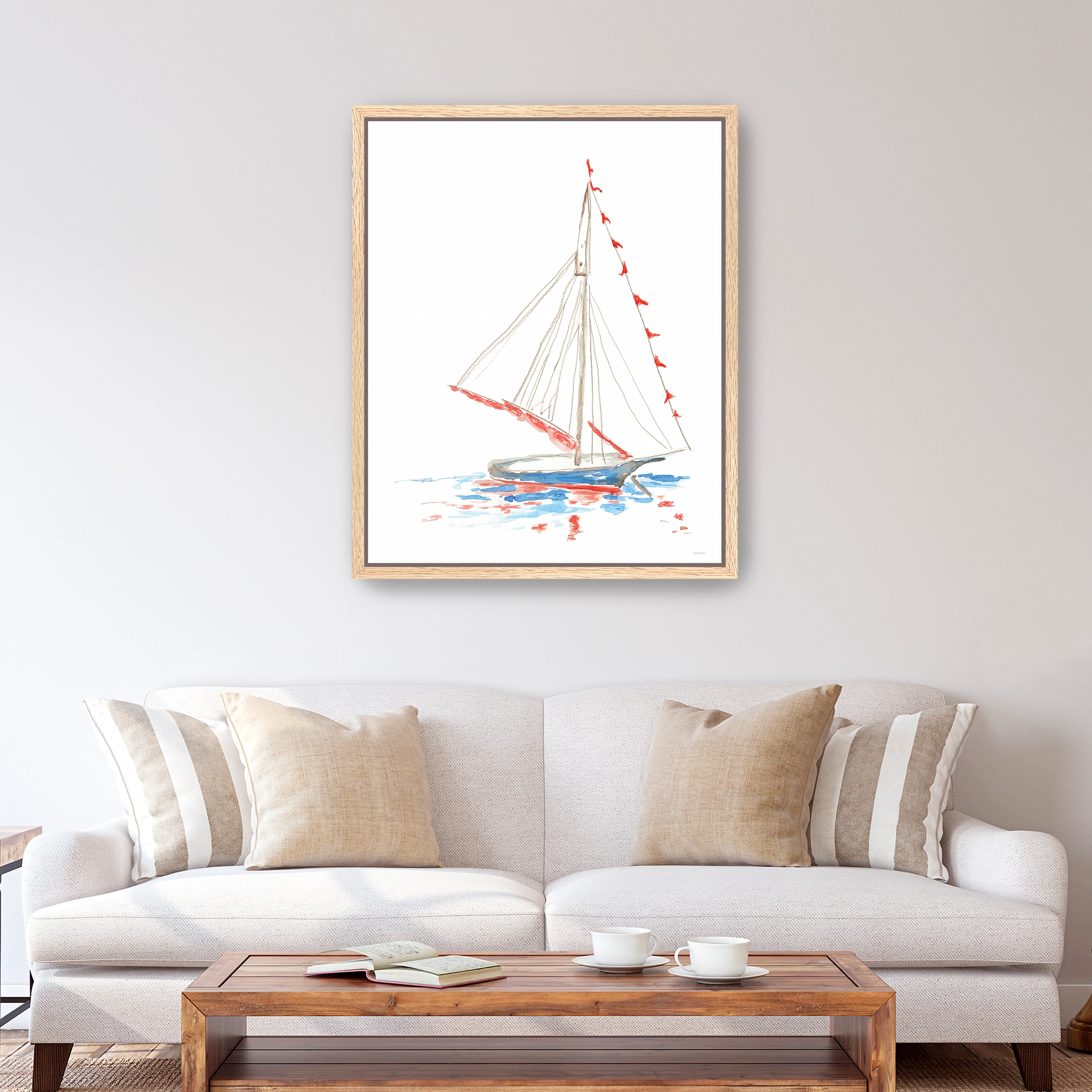 Boat Parade Canvas Giclee