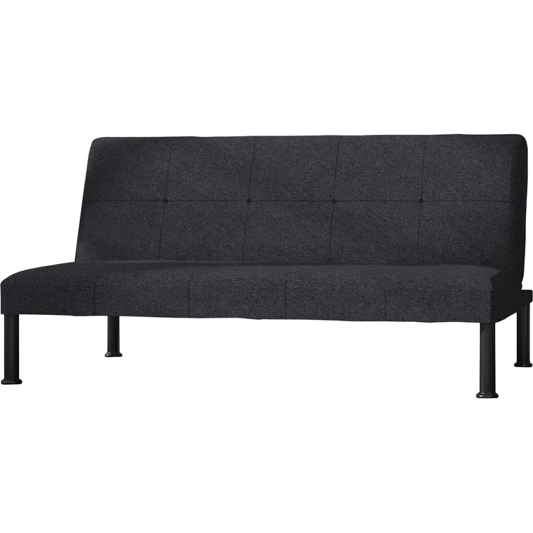 Iselys Twin 64'' Upholstered Tight Back Convertible Sofa