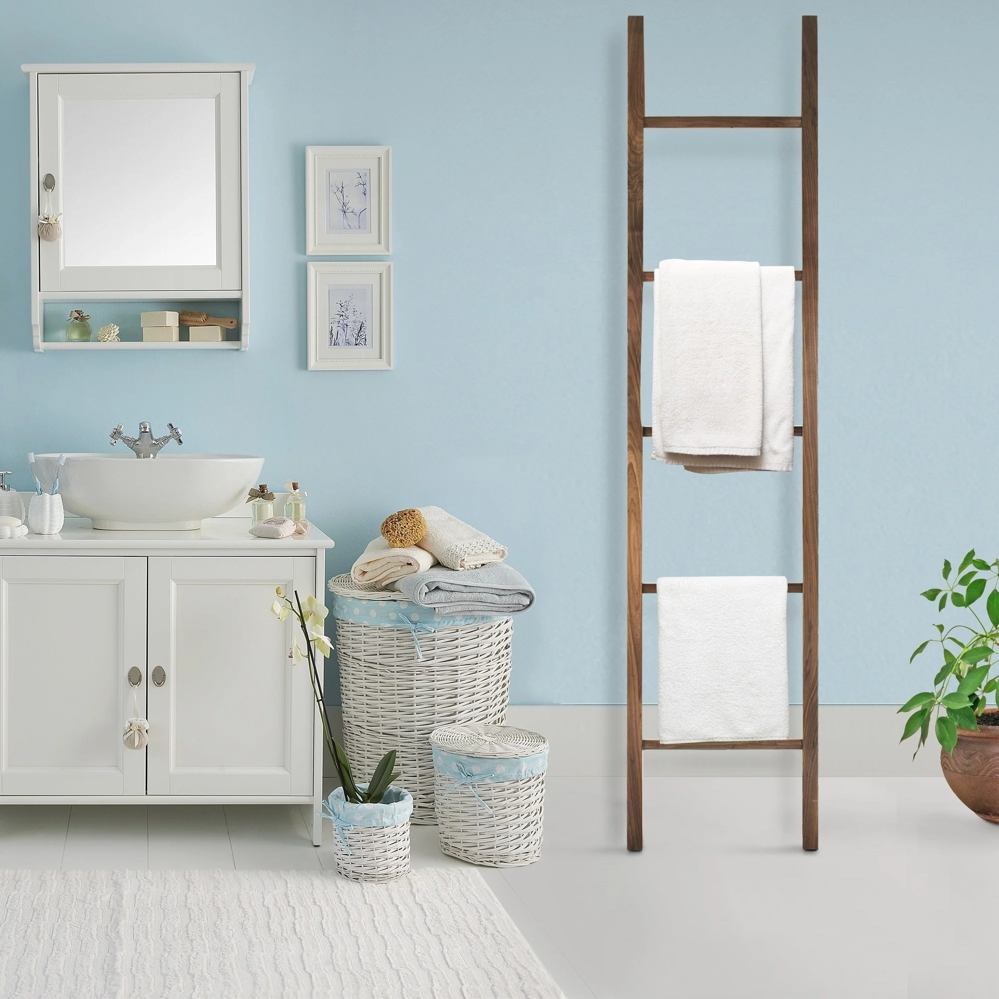 American Trails Solid Walnut Decorative Ladder