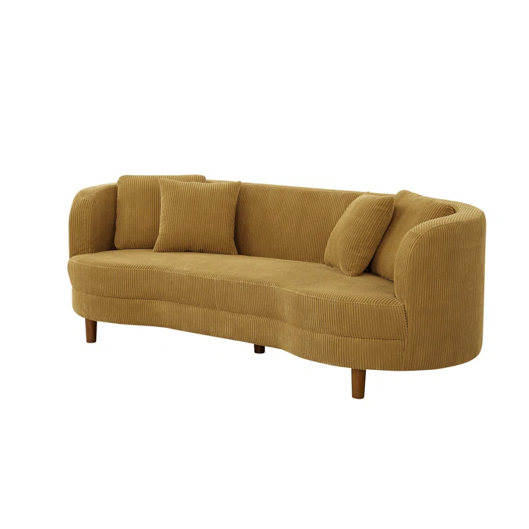 Lutanda 90'' Corduroy Sofa