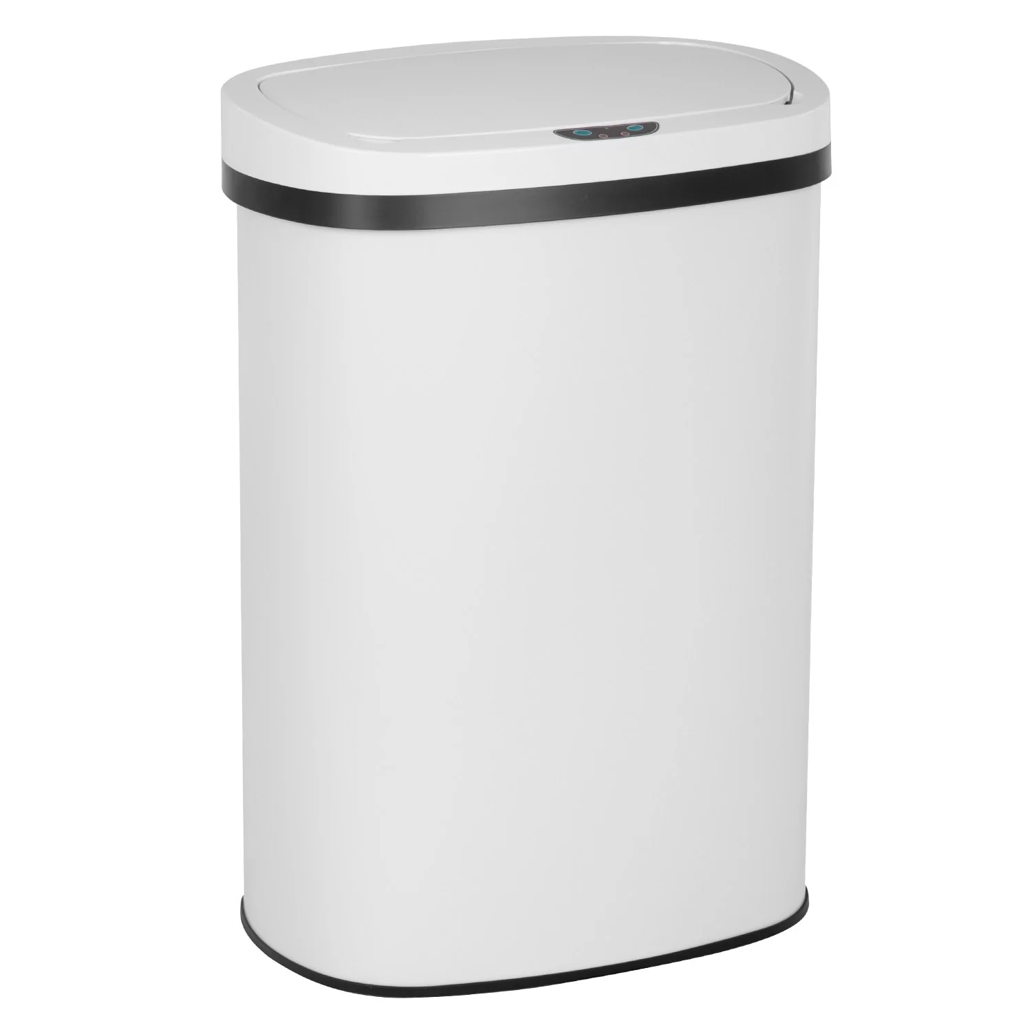 Motion Sensor 13 Gallon 50 Liter Stainless Steel Odorless Slim Trash Can by Furniture of America