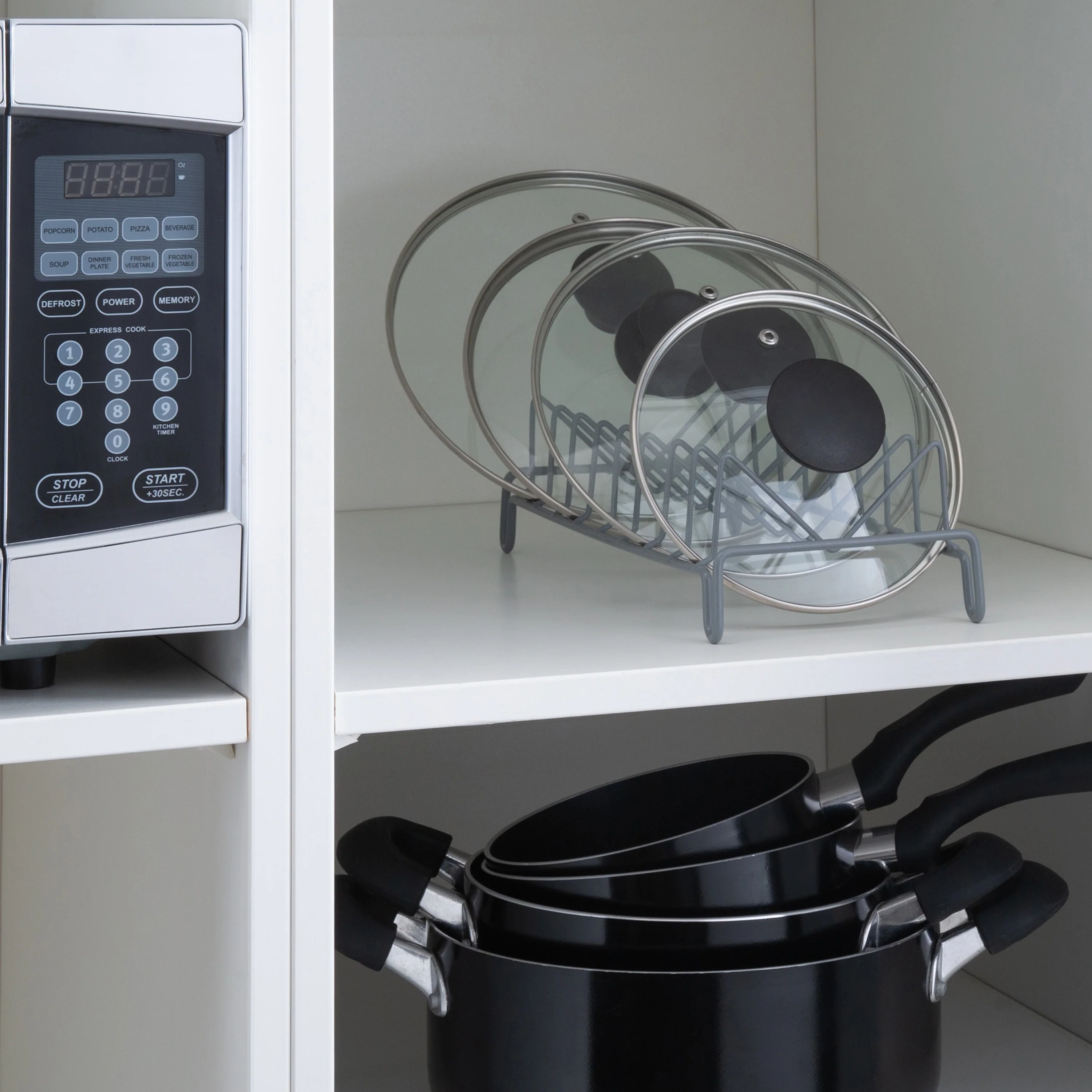 Kitchen Details Grey Iron Lid Organizer - 13.19