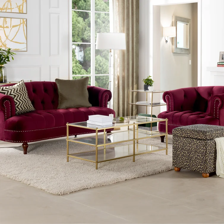 Joannes 68.5'' Velvet Loveseat