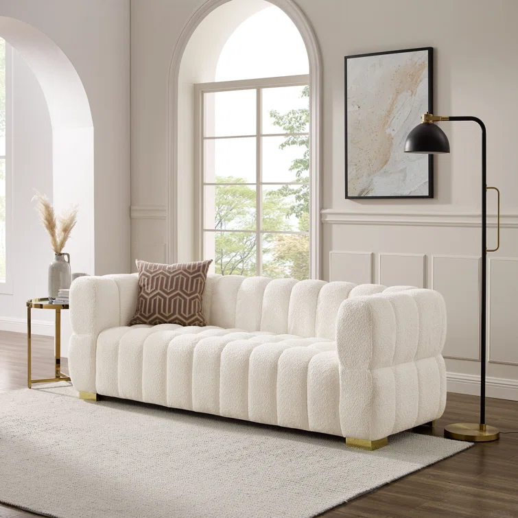 Makirah 85.04'' Upholstered Sofa