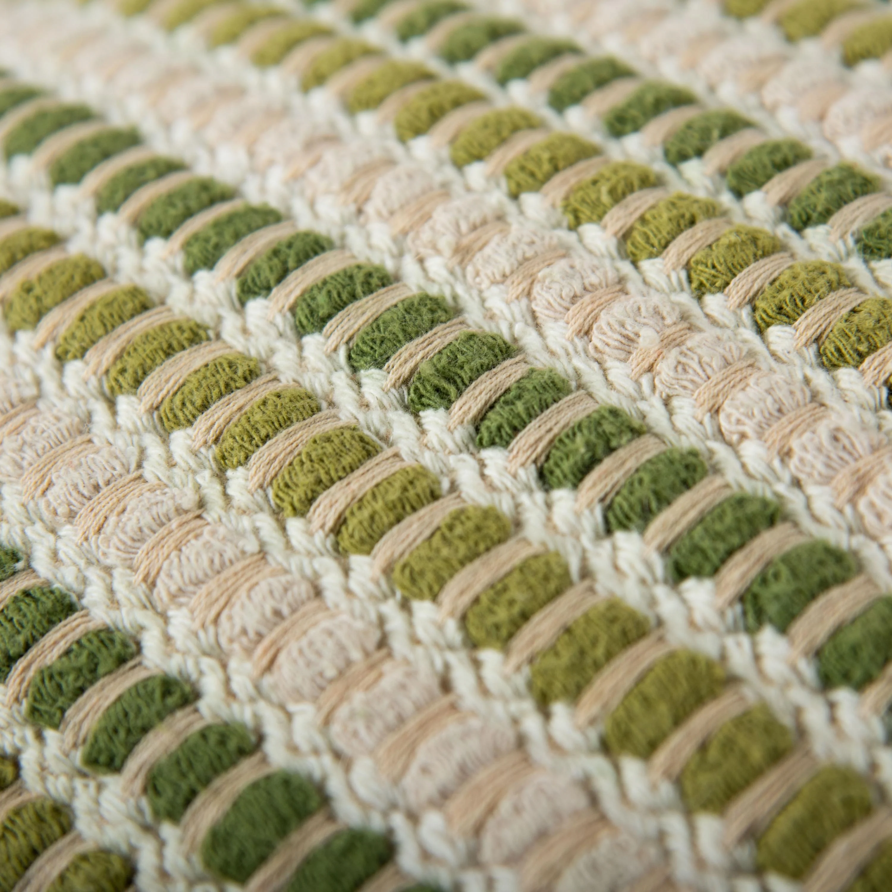 Knife Edge Woven Stripe Decorative Throw Pillow