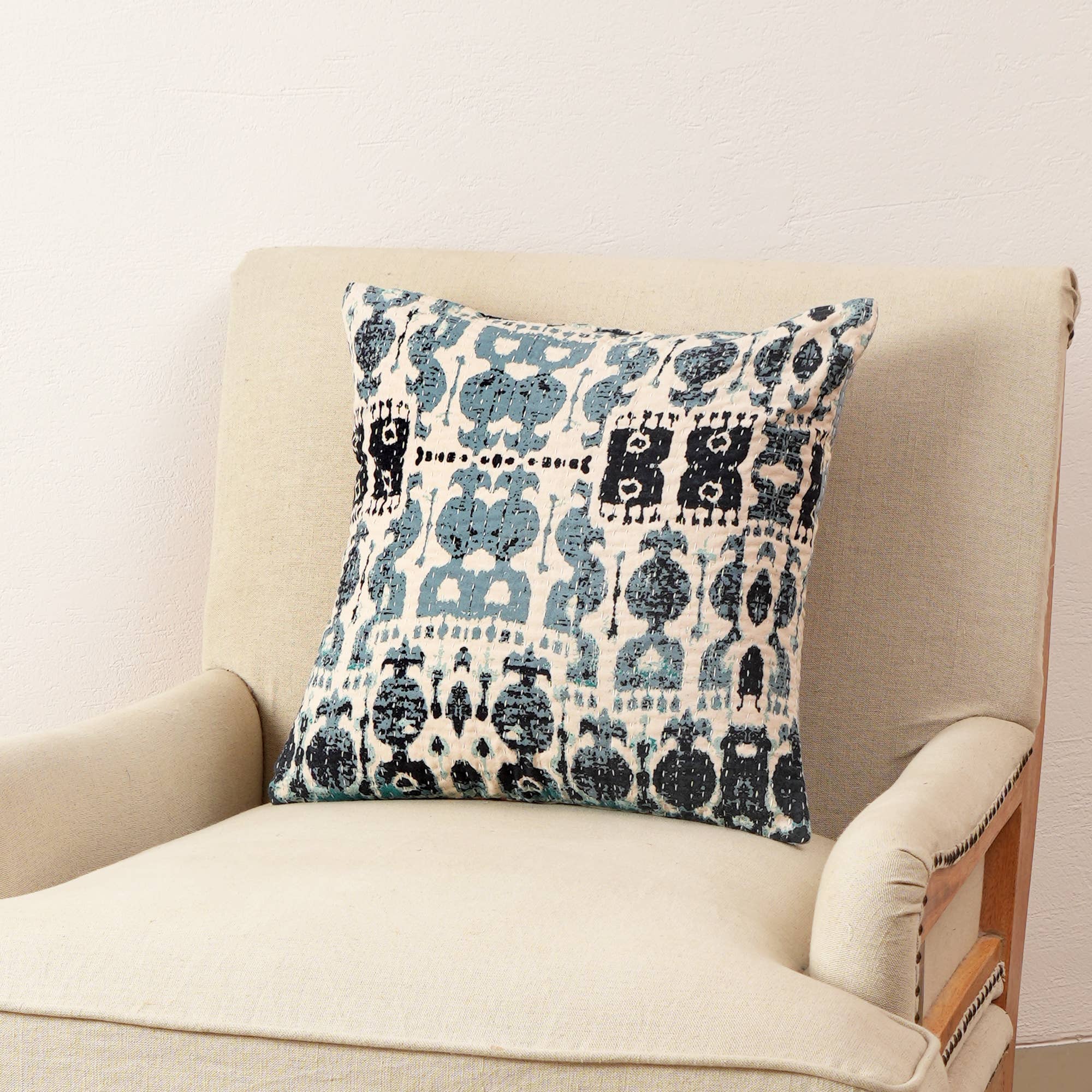 Double Sided 100% Cotton Print Pillow