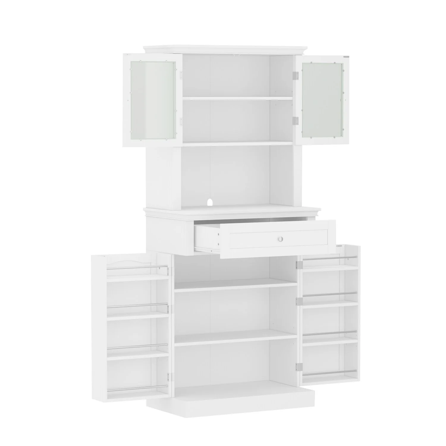 Freestanding Kitchen Pantry, Kitchen Cupboard Storage Cabinets