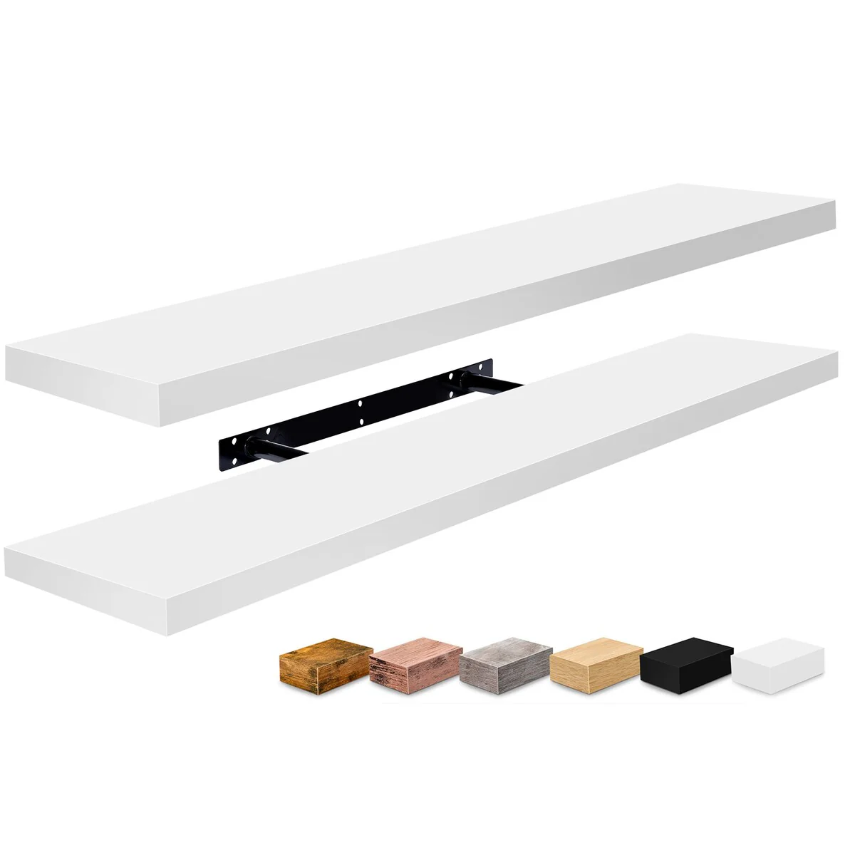 Sorbus Long Floating Shelves for Wall Set of 2 - 35