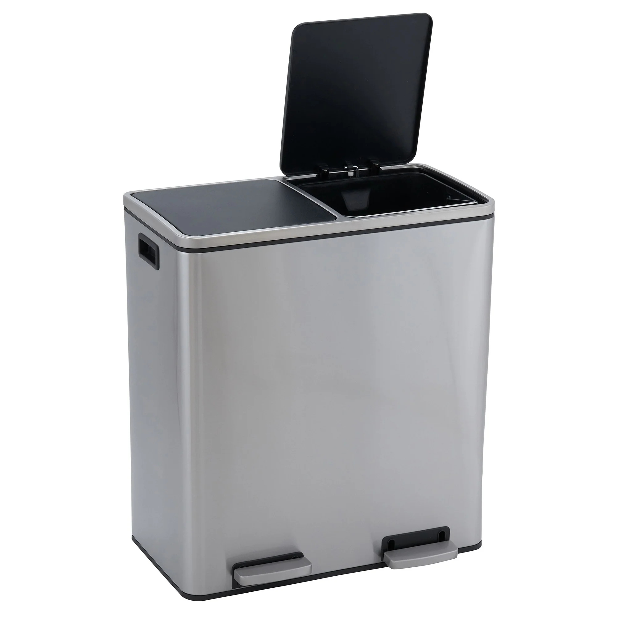 Household Essentials Dual Compartment Trash Can