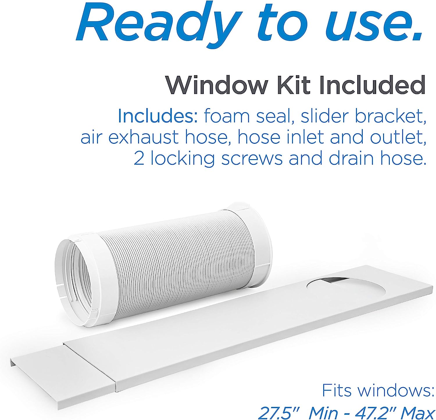 BLACK+DECKER Air Conditioner, 14,000 BTU Air Conditioner Portable for Room up to 700 Sq. Ft. with Remote Control, White