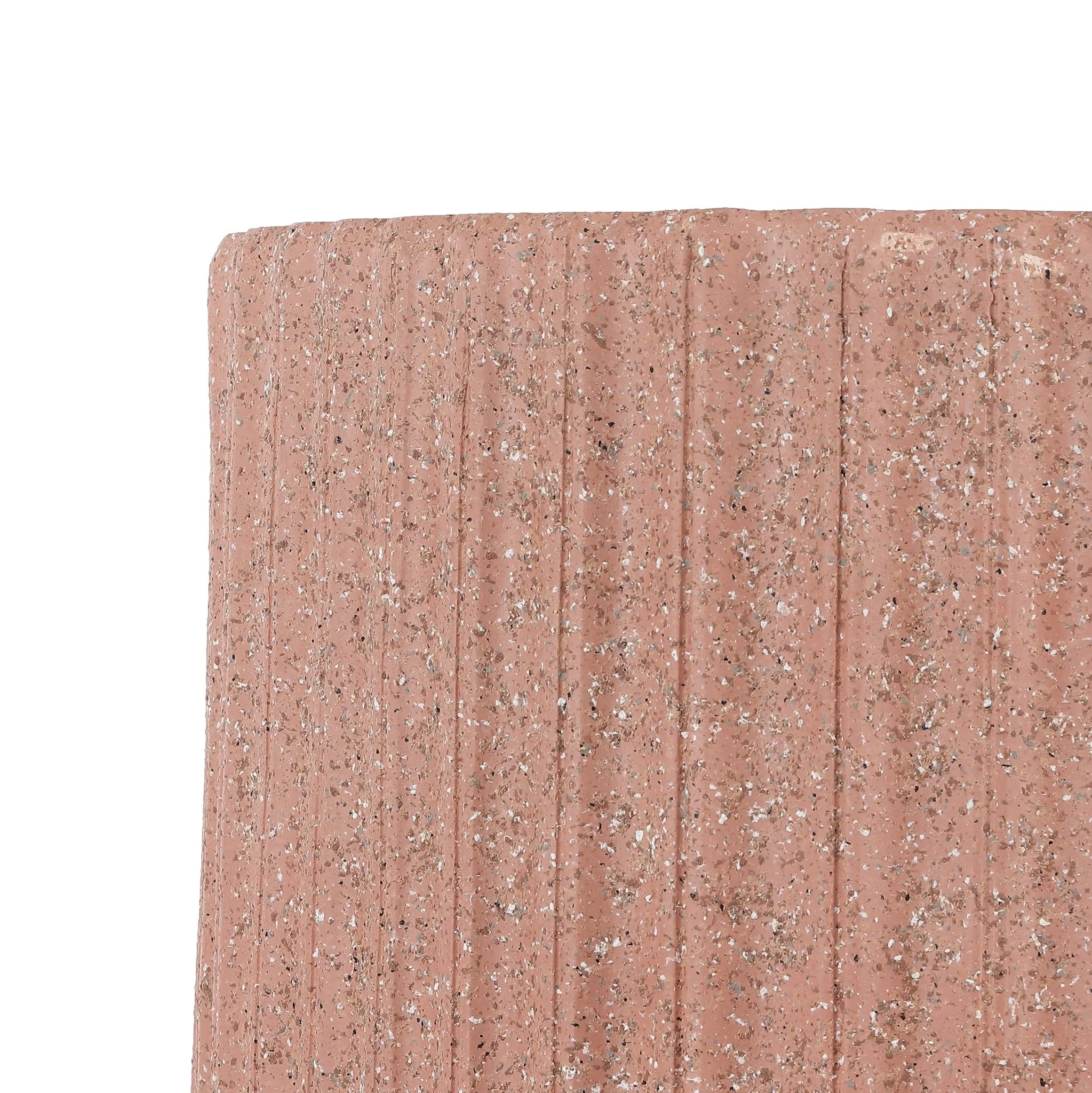 Louisa Modern Art Deco Tambour Indoor/Outdoor Accent Table