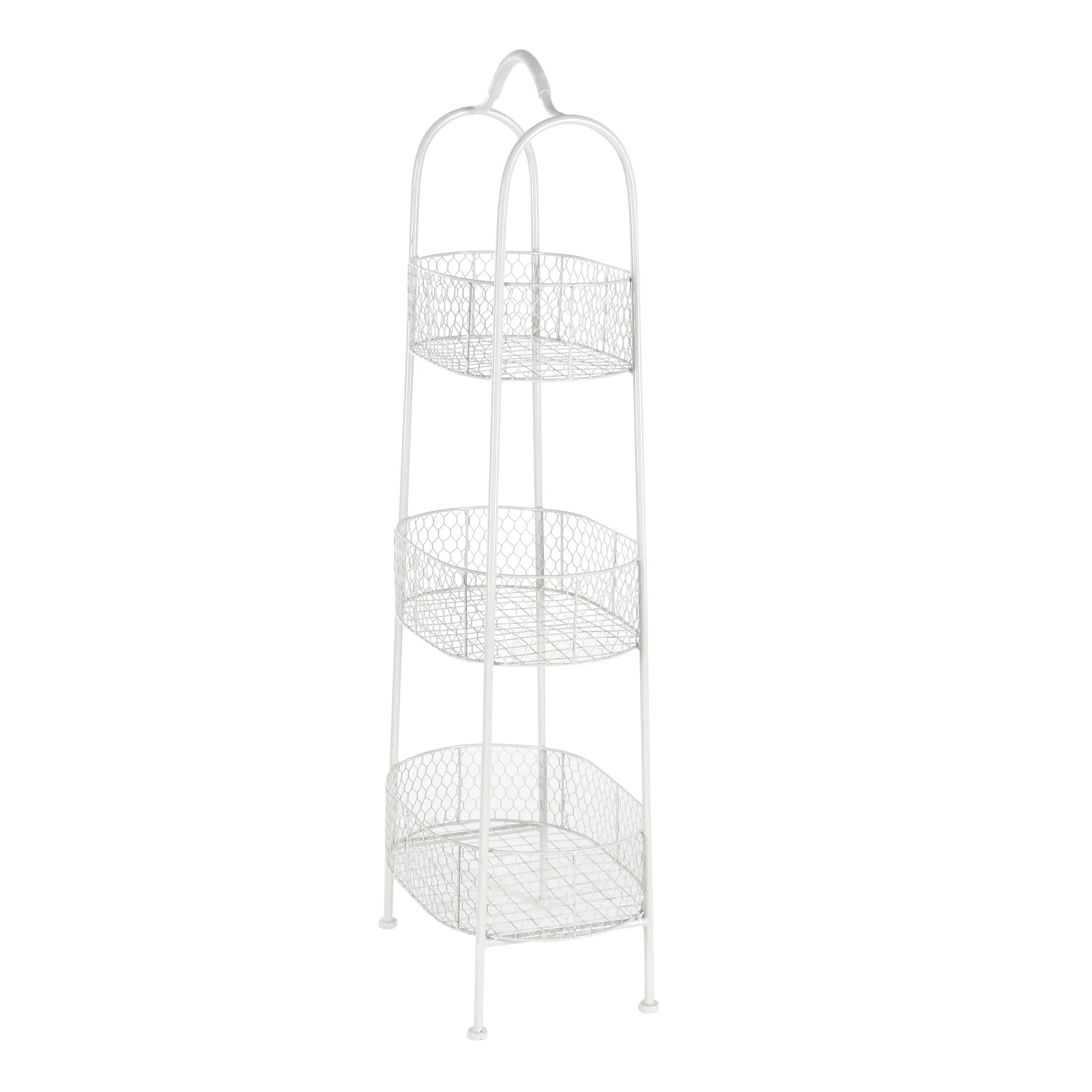 Iron Farmhouse Storage Cart 41 x 15 x 10 - 15 x 10 x 41