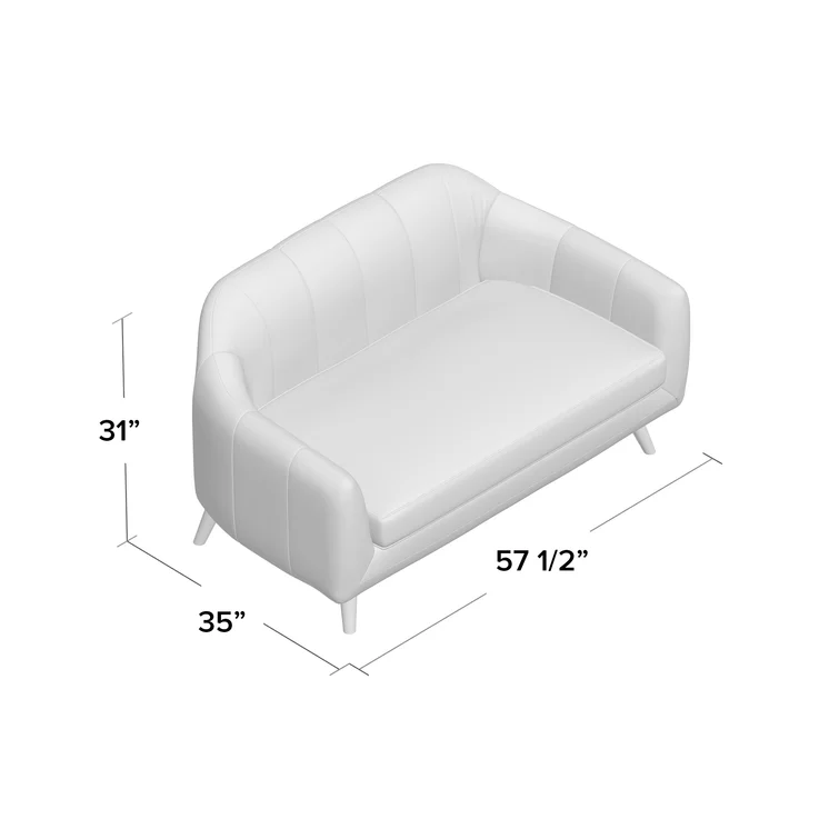Boevange-sur-Attert 57.5'' Upholstered Loveseat