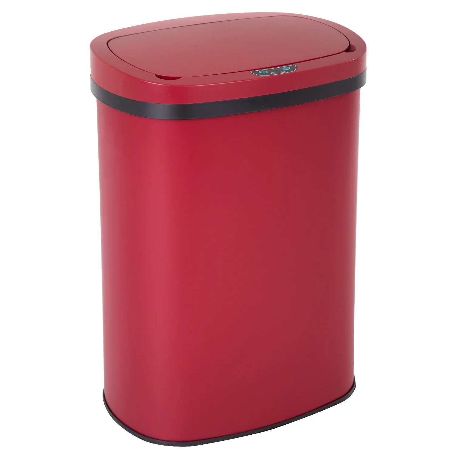 Motion Sensor 13 Gallon 50 Liter Stainless Steel Odorless Slim Trash Can by Furniture of America