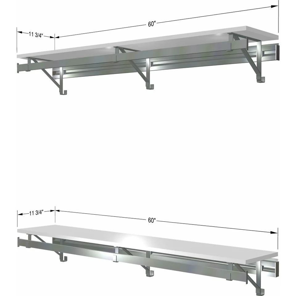 arrange a SPACE RCMBX Double Shelf-Hang Closet System