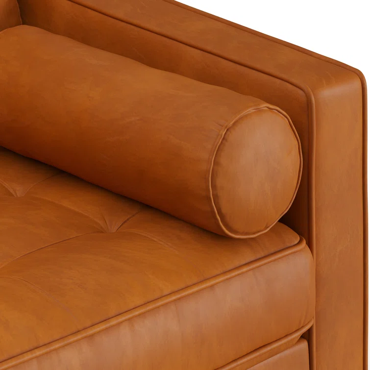 Geo 84 inch Genuine Leather Sofa