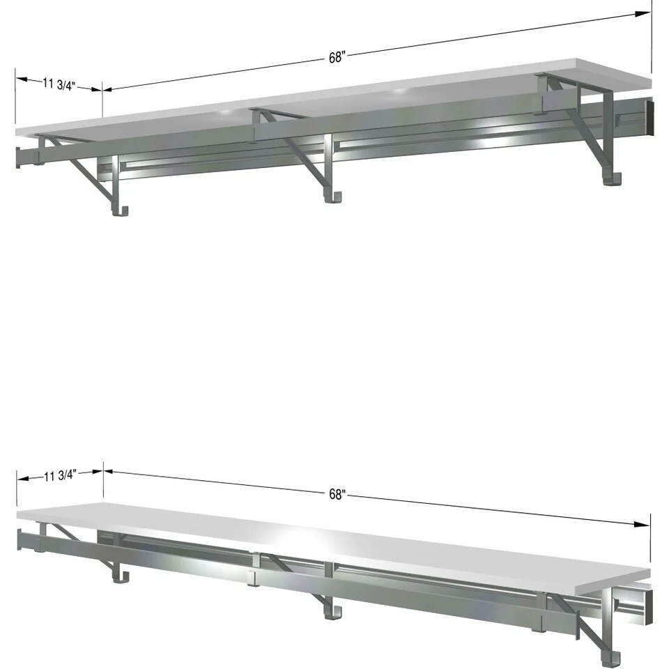 arrange a SPACE RCMBX Double Shelf-Hang Closet System