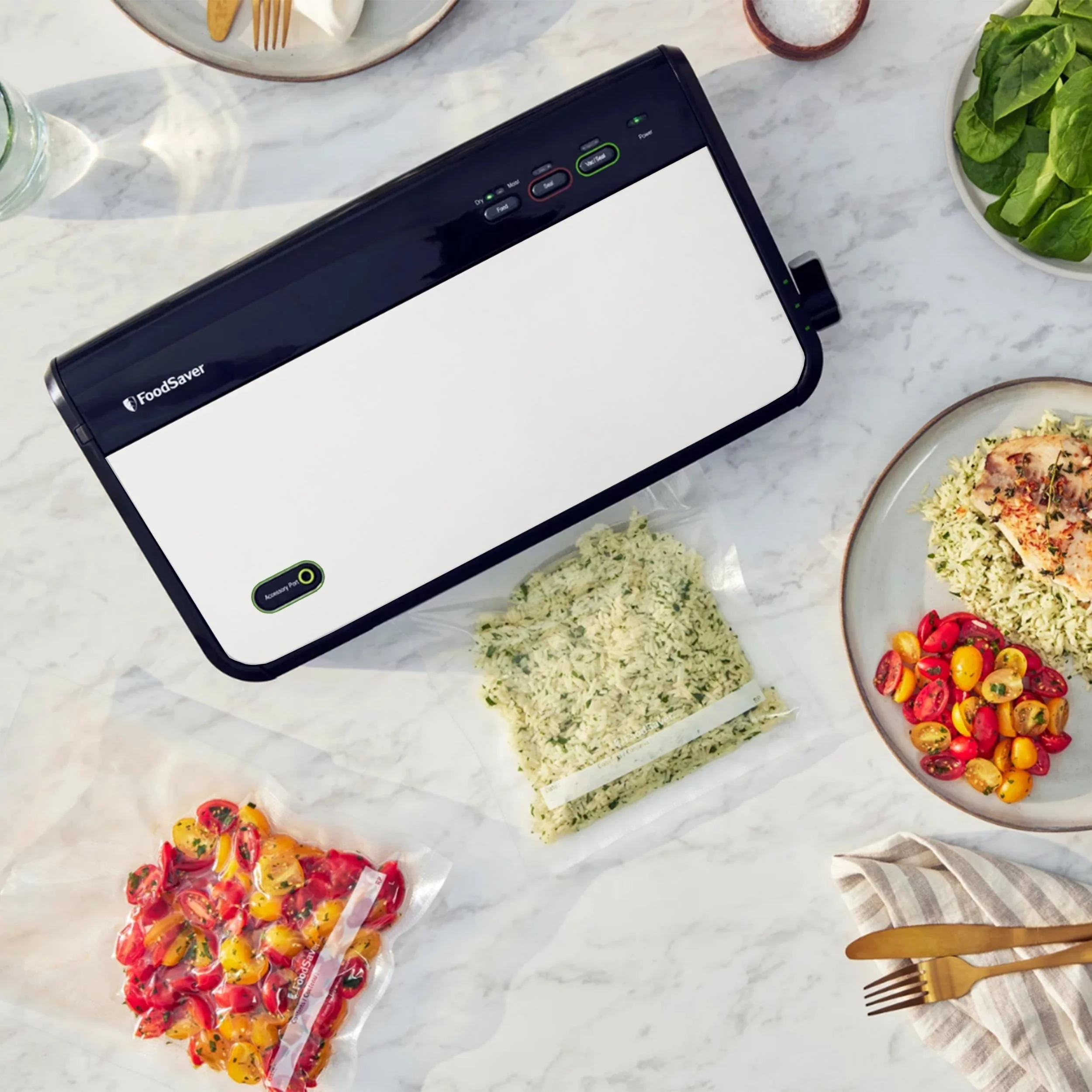 FoodSaver Vacuum Sealer Machine System & Bonus Handheld Vacuum Sealer - 18.40 x 11 Inches